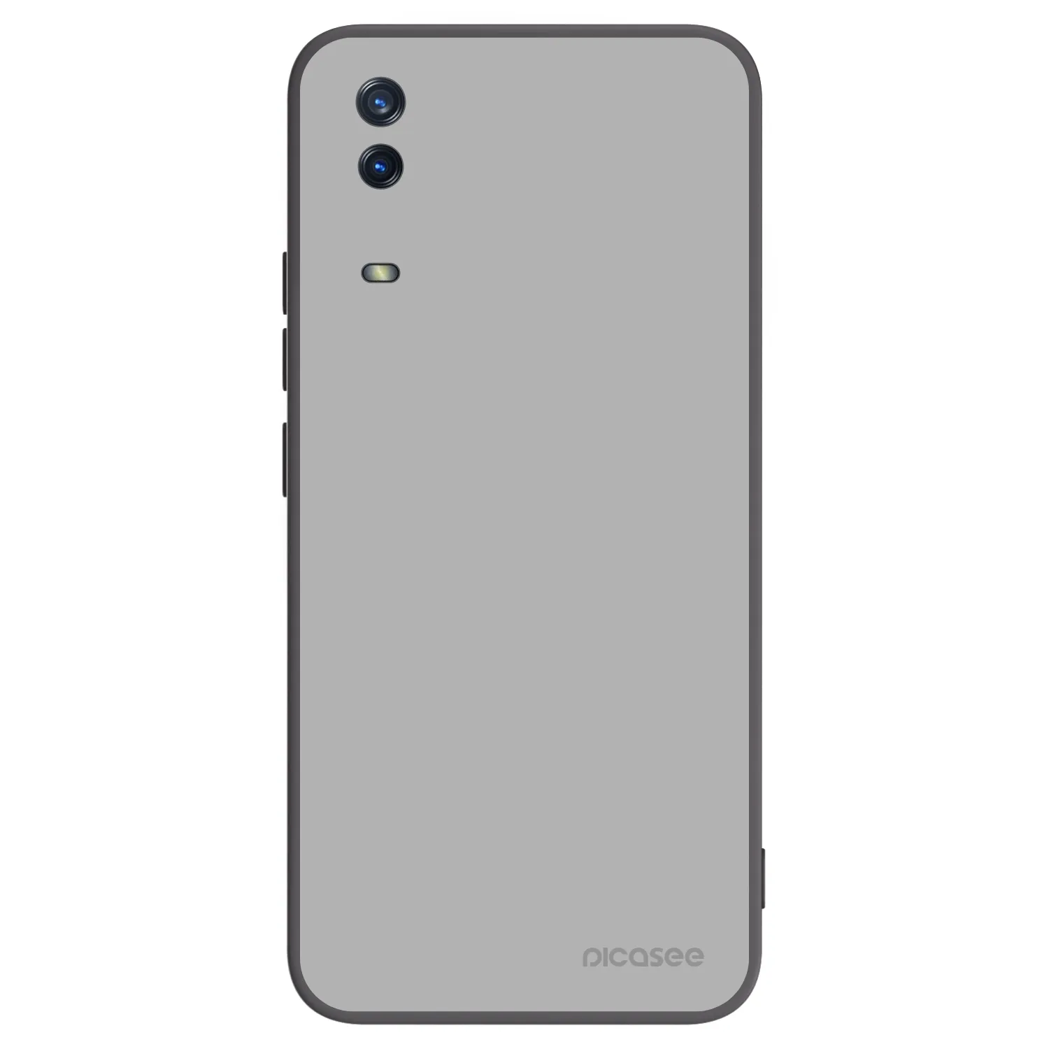 Picasee crna silikonska maskica za Vivo Y11s - Stone