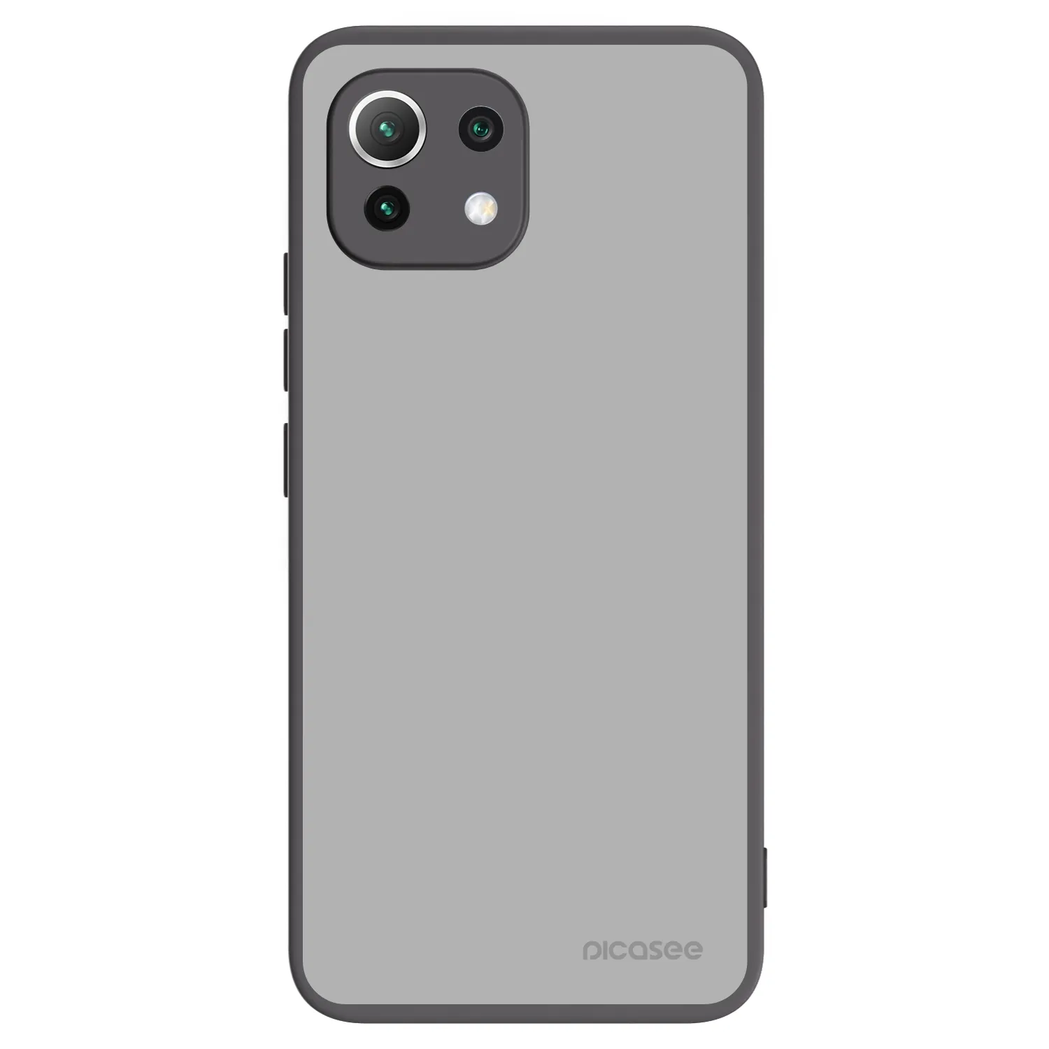 Picasee crna silikonska maskica za Xiaomi 11 Lite 5G NE - Stone