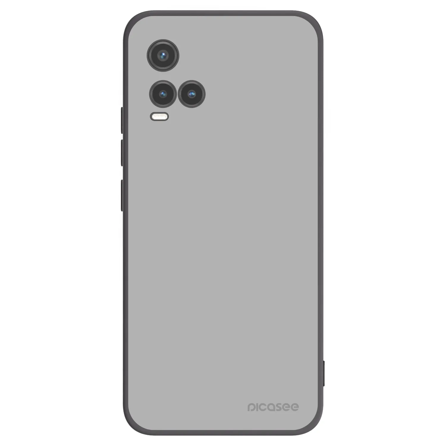 Picasee crna silikonska maskica za Vivo Y33s - Stone