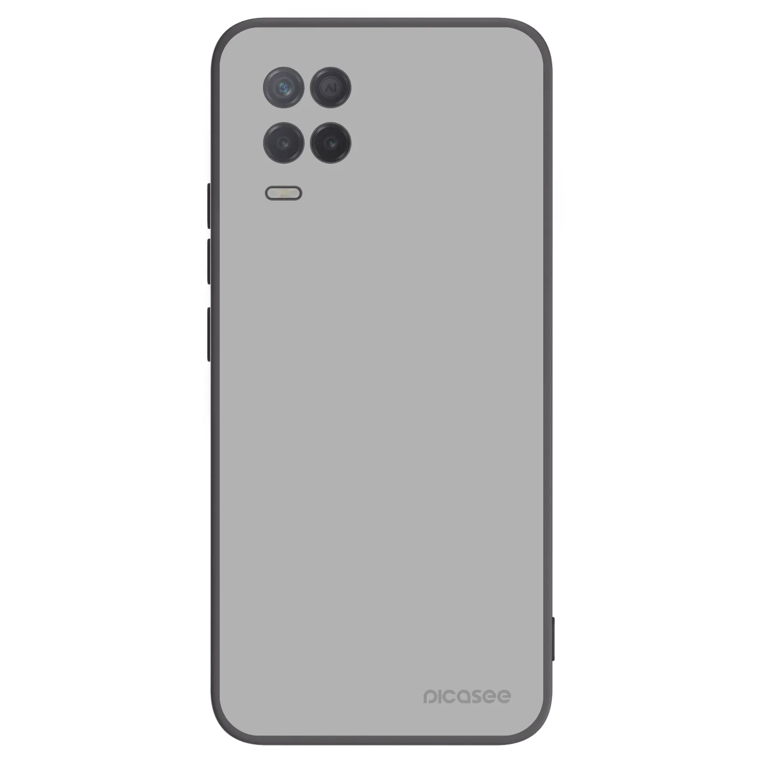 Picasee crna silikonska maskica za Realme 8 5G - Stone