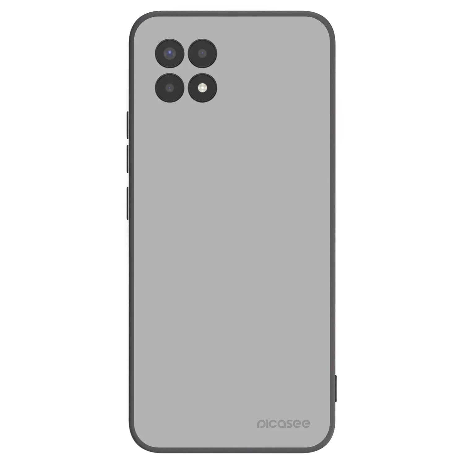 Picasee crna silikonska maskica za Realme 8i - Stone