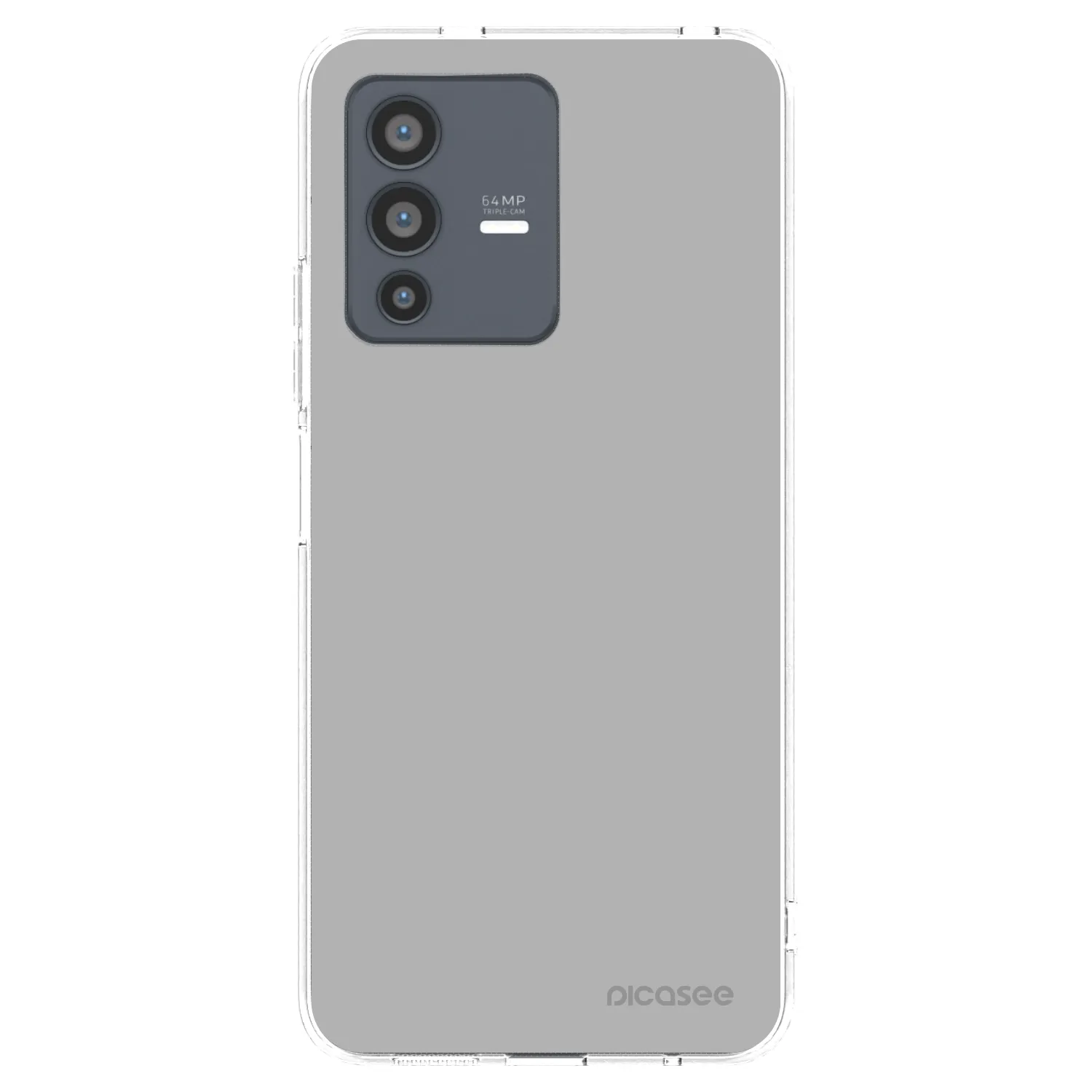 Picasee silikonska prozirna maskica za Vivo V23 5G - Stone