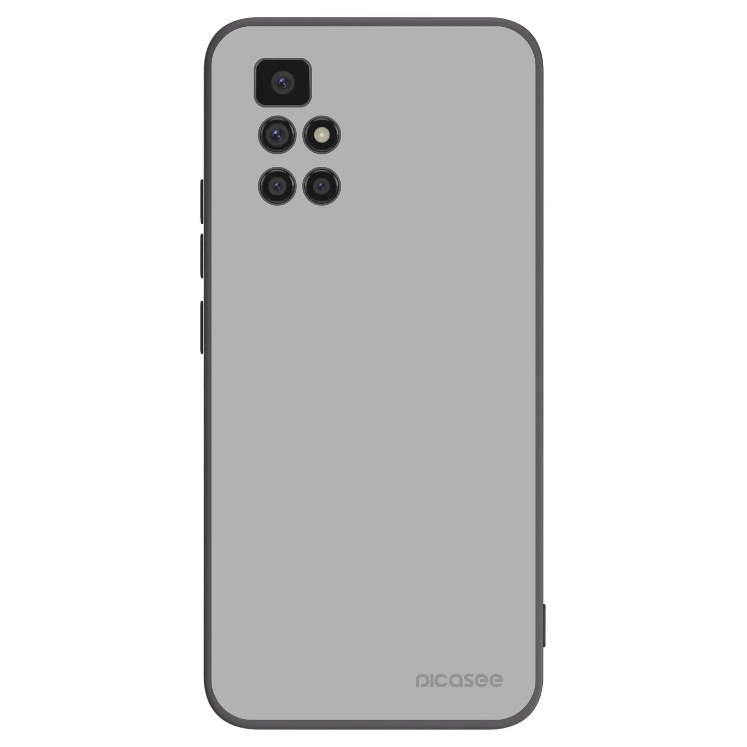 Picasee crna silikonska maskica za Xiaomi Redmi 10 (2022) - Stone