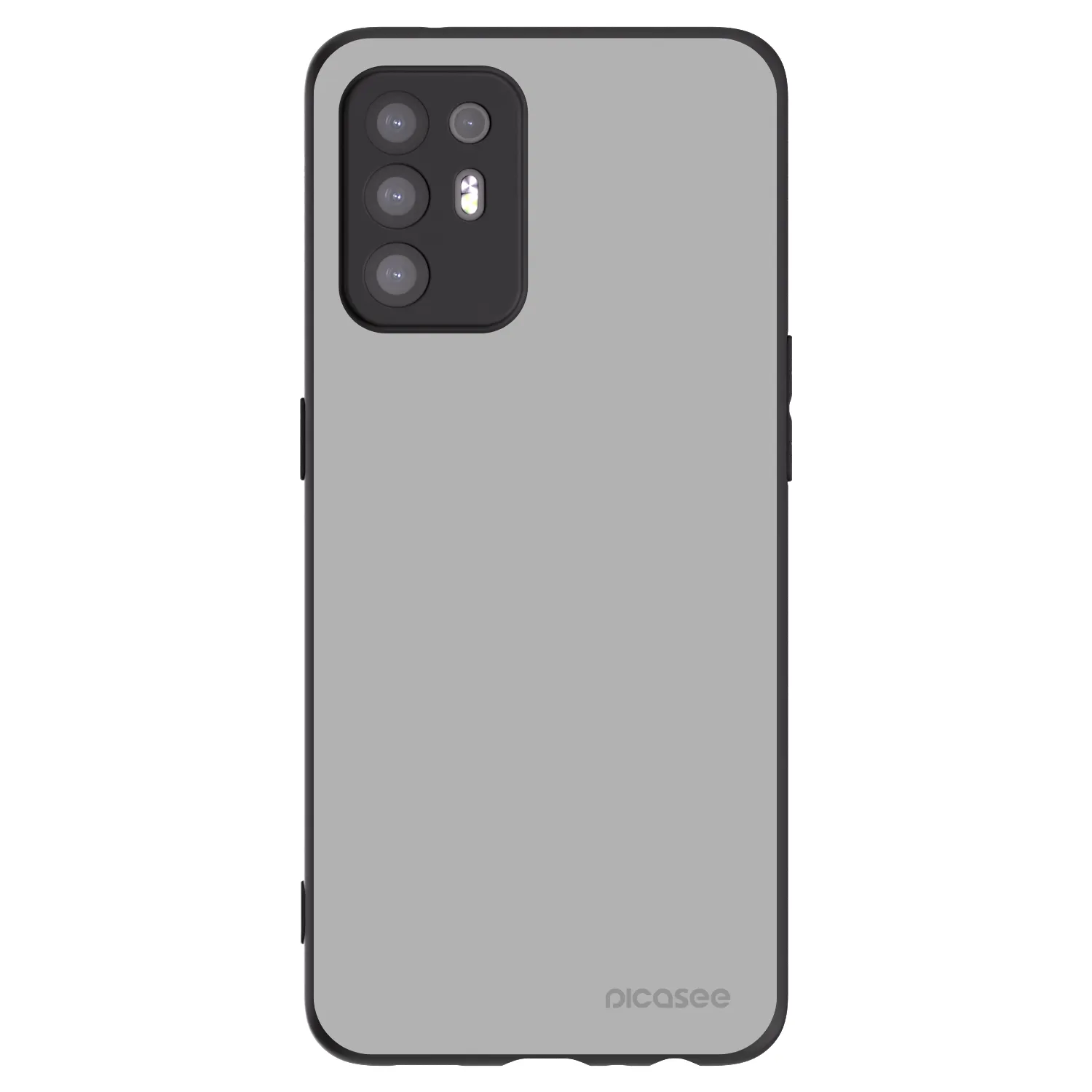 Picasee crna silikonska maskica za OPPO A94 5G - Stone
