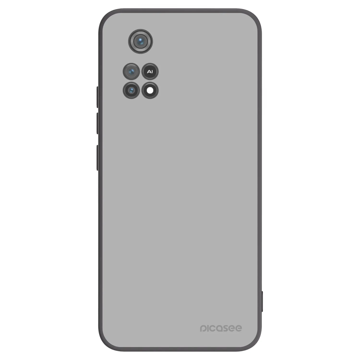 Picasee crna silikonska maskica za Xiaomi Poco M4 Pro - Stone