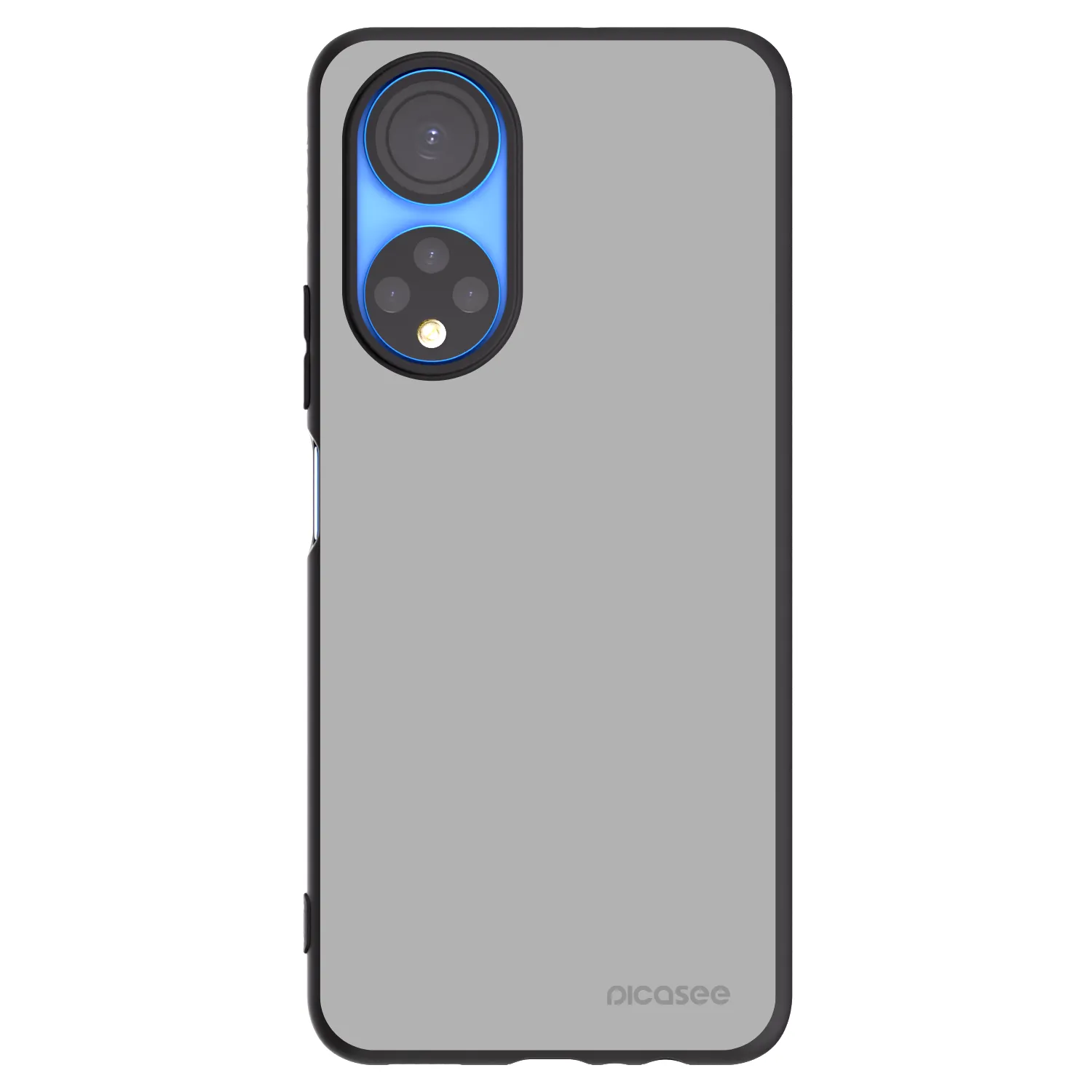 Picasee crna silikonska maskica za Honor X7 - Stone