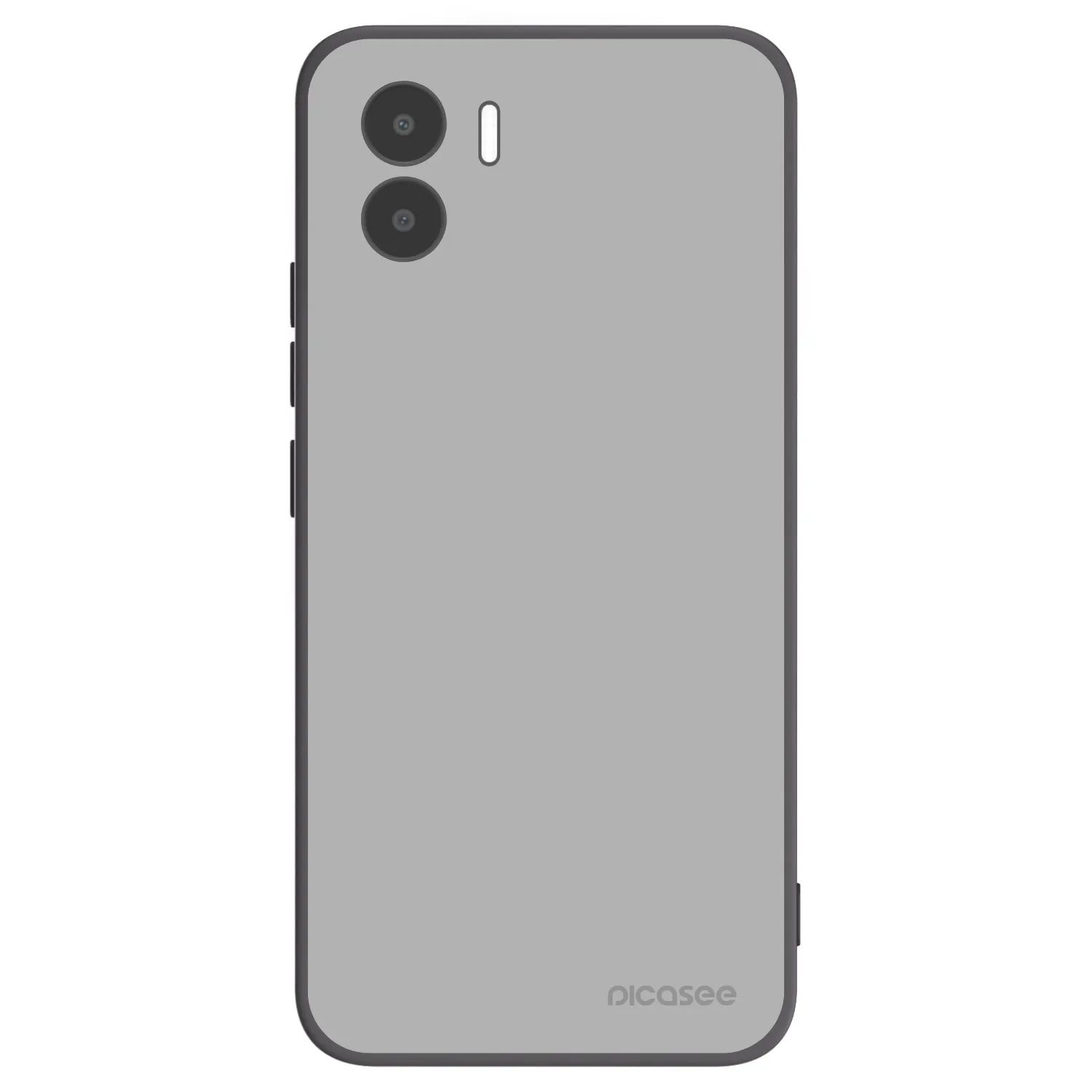 Picasee crna silikonska maskica za Xiaomi Redmi A1 - Stone