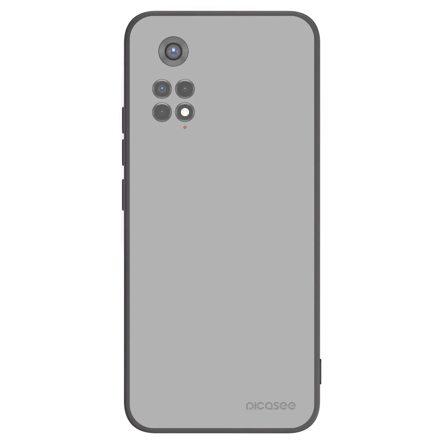 Picasee crna silikonska maskica za Xiaomi Redmi Note 11S 5G - Stone