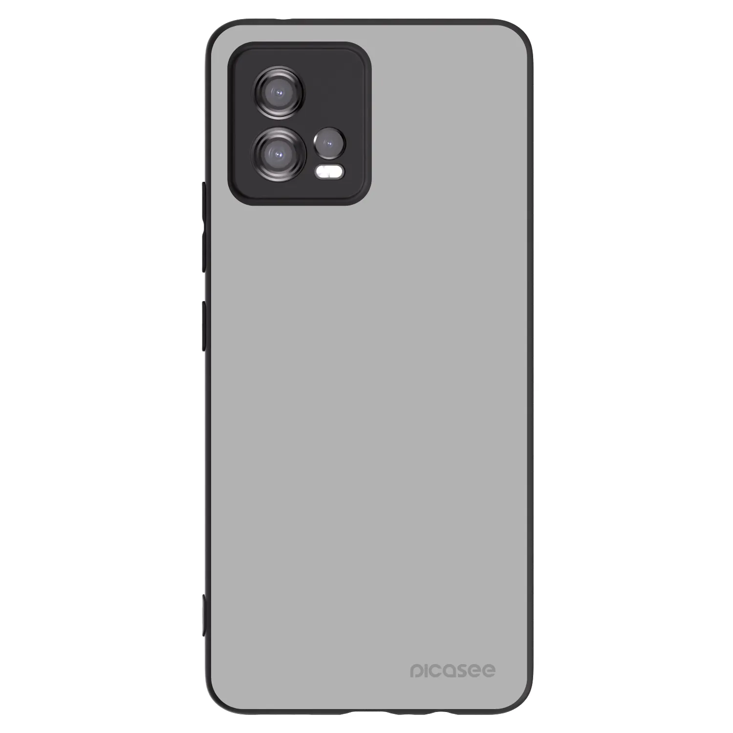 Picasee crna silikonska maskica za Motorola Moto G72 - Stone