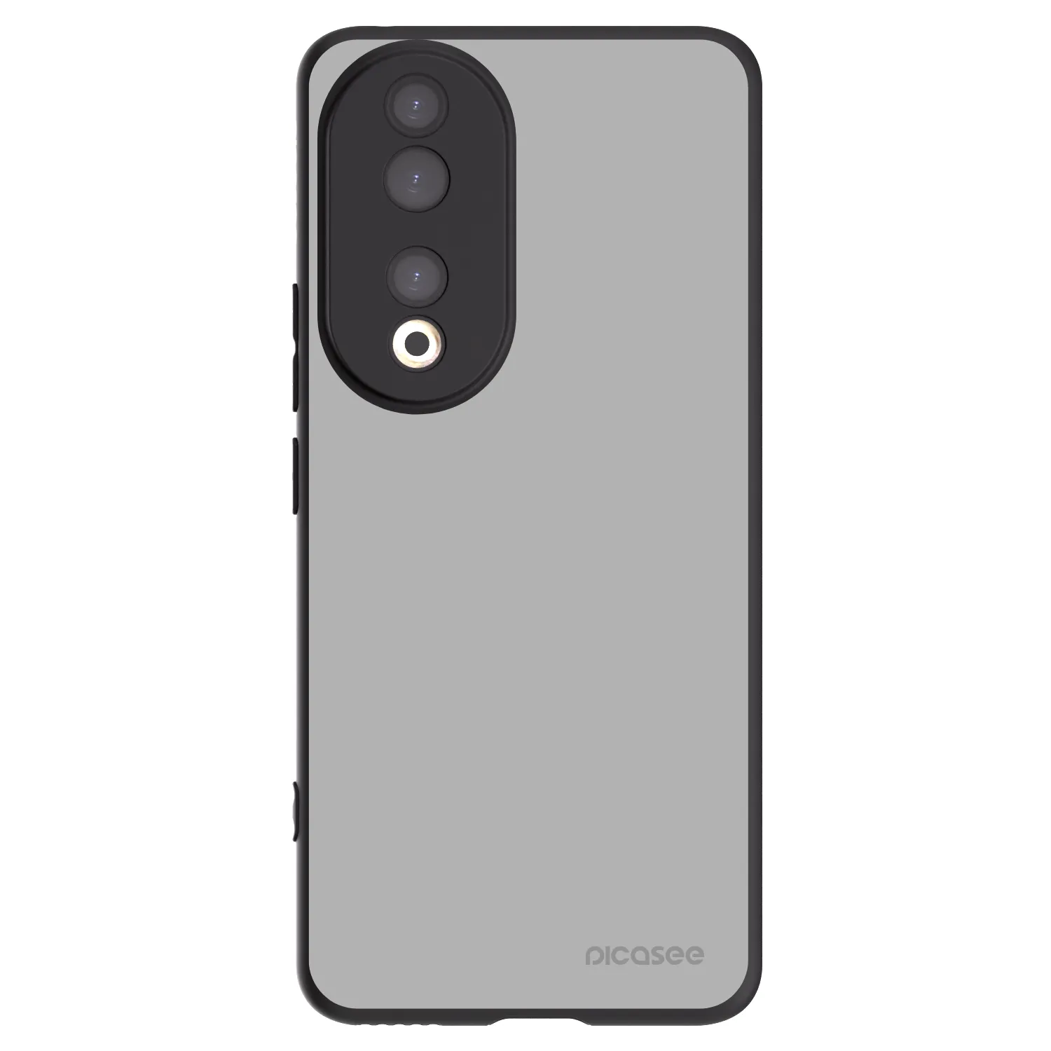 Picasee crna silikonska maskica za Honor 90 5G - Stone