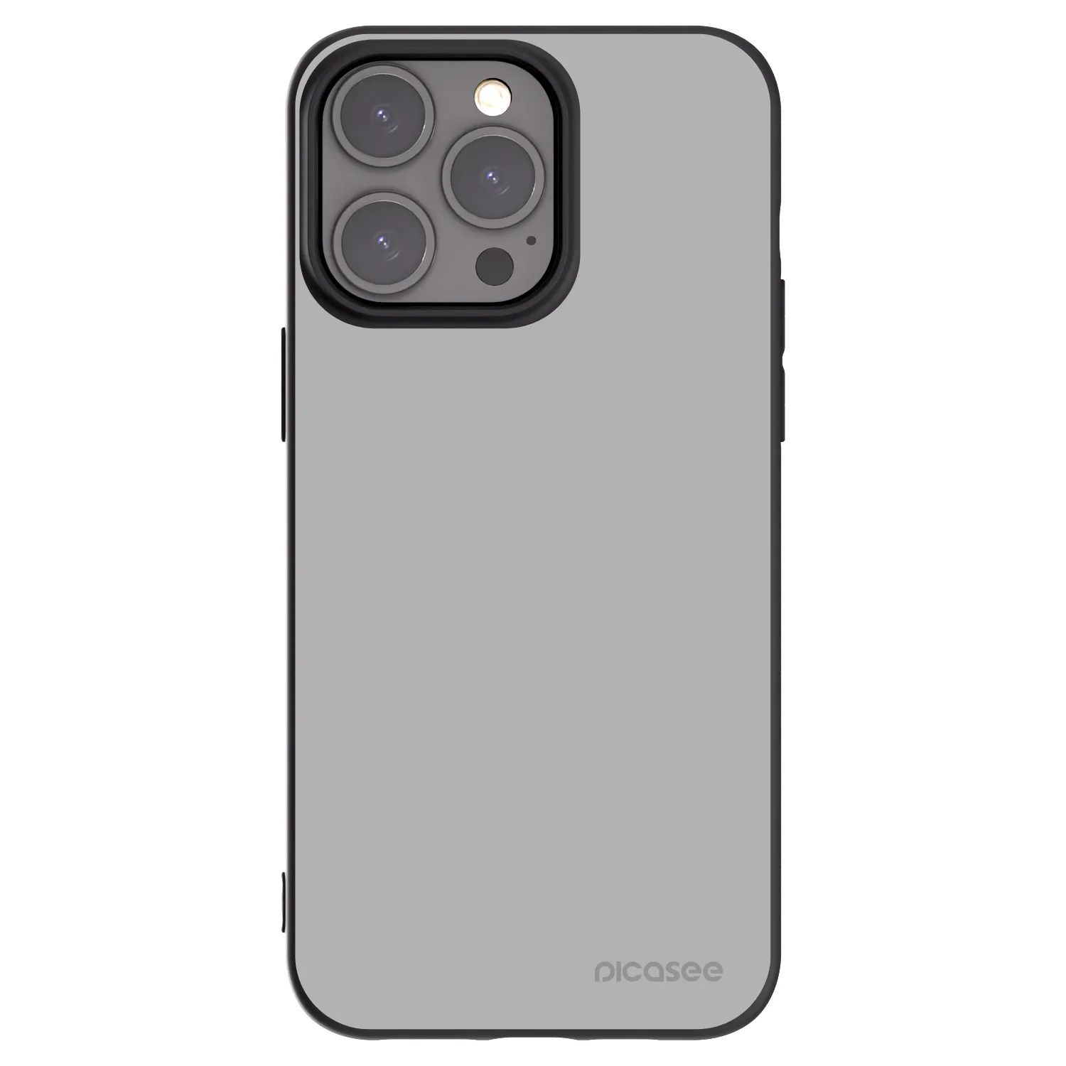 Picasee crna silikonska maskica za Apple iPhone 15 Pro Max - Stone