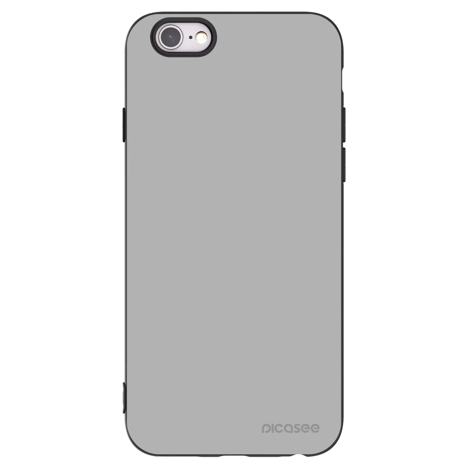 Picasee crna silikonska maskica za Apple iPhone 6/6S - Stone