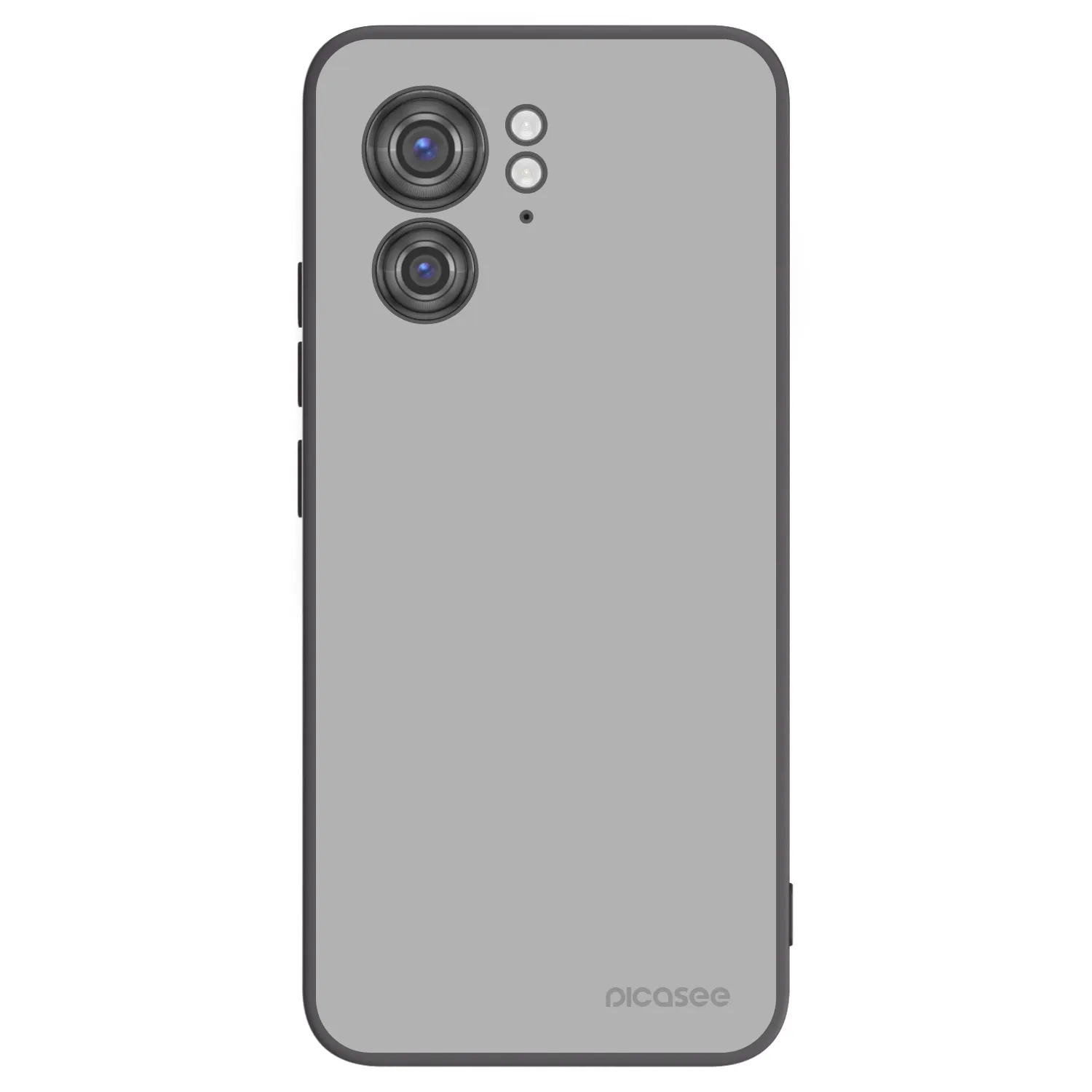 Picasee crna silikonska maskica za Motorola Edge 40 - Stone