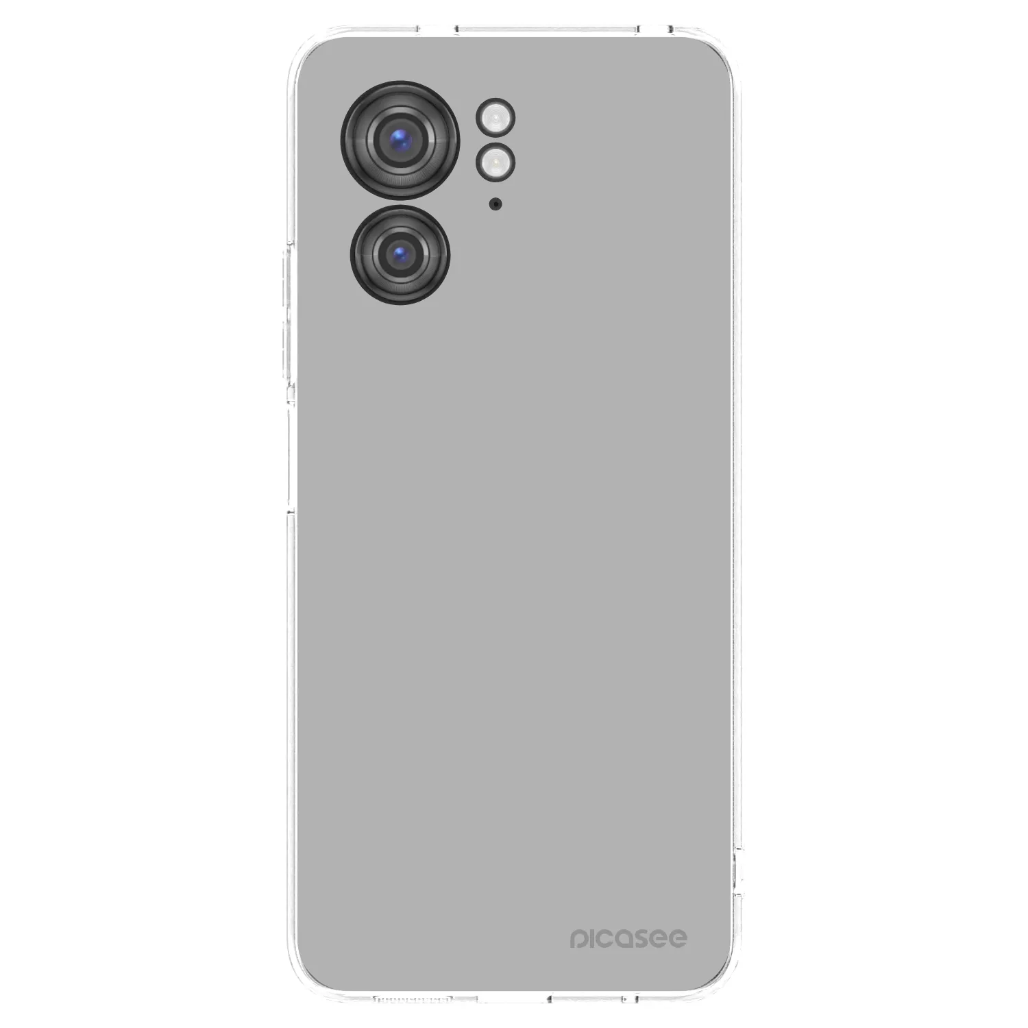 Picasee silikonska prozirna maskica za Motorola Edge 40 - Stone