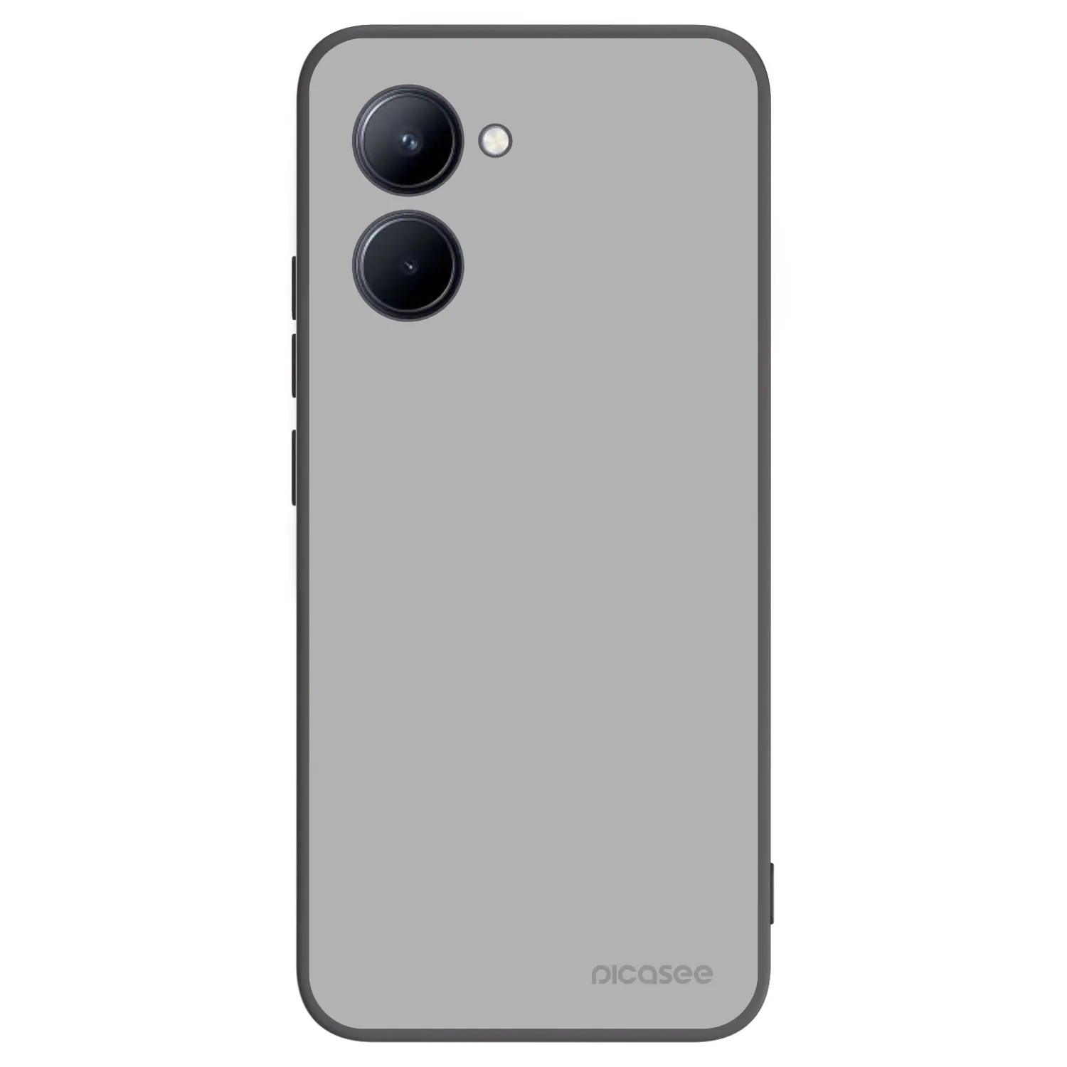 Picasee crna silikonska maskica za Realme C33 (2023) - Stone
