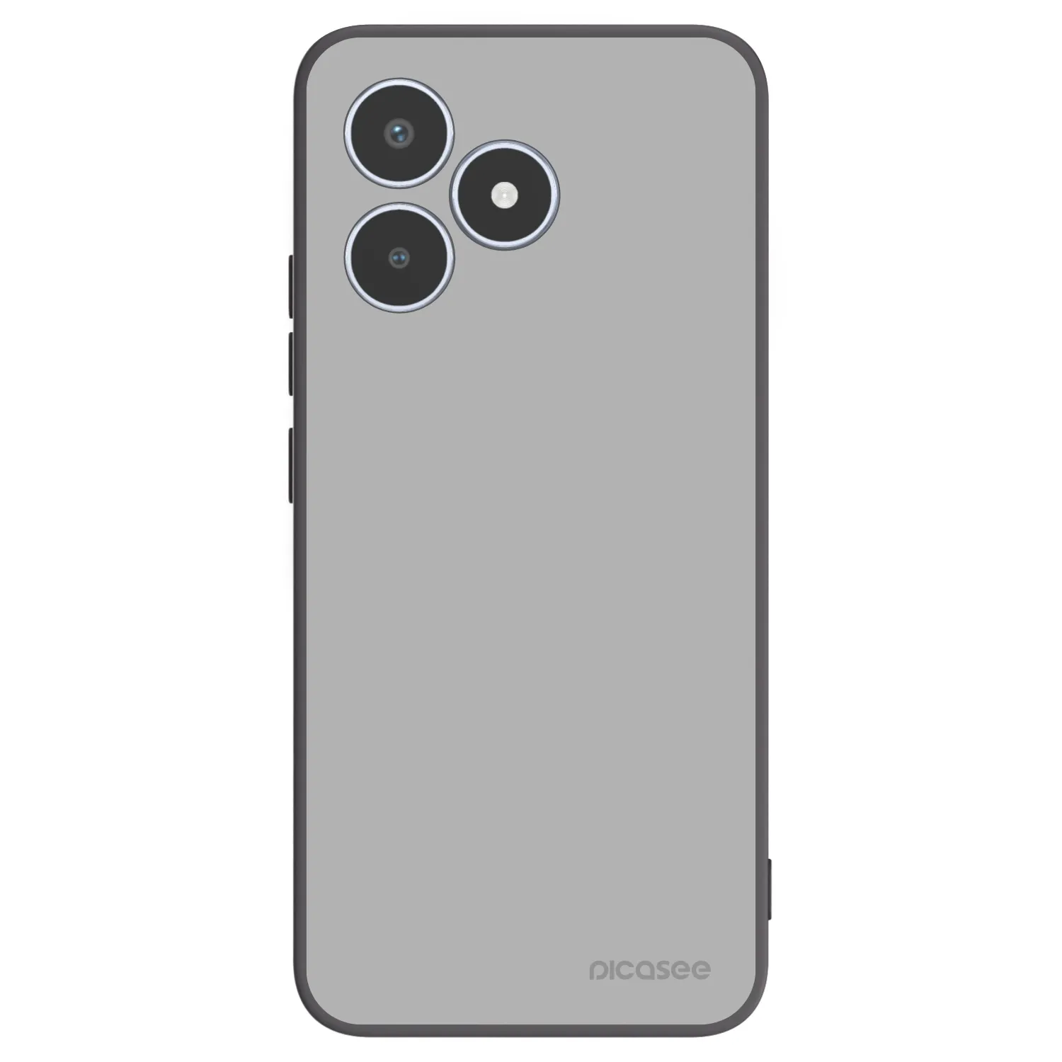 Picasee crna silikonska maskica za Realme C53 - Stone