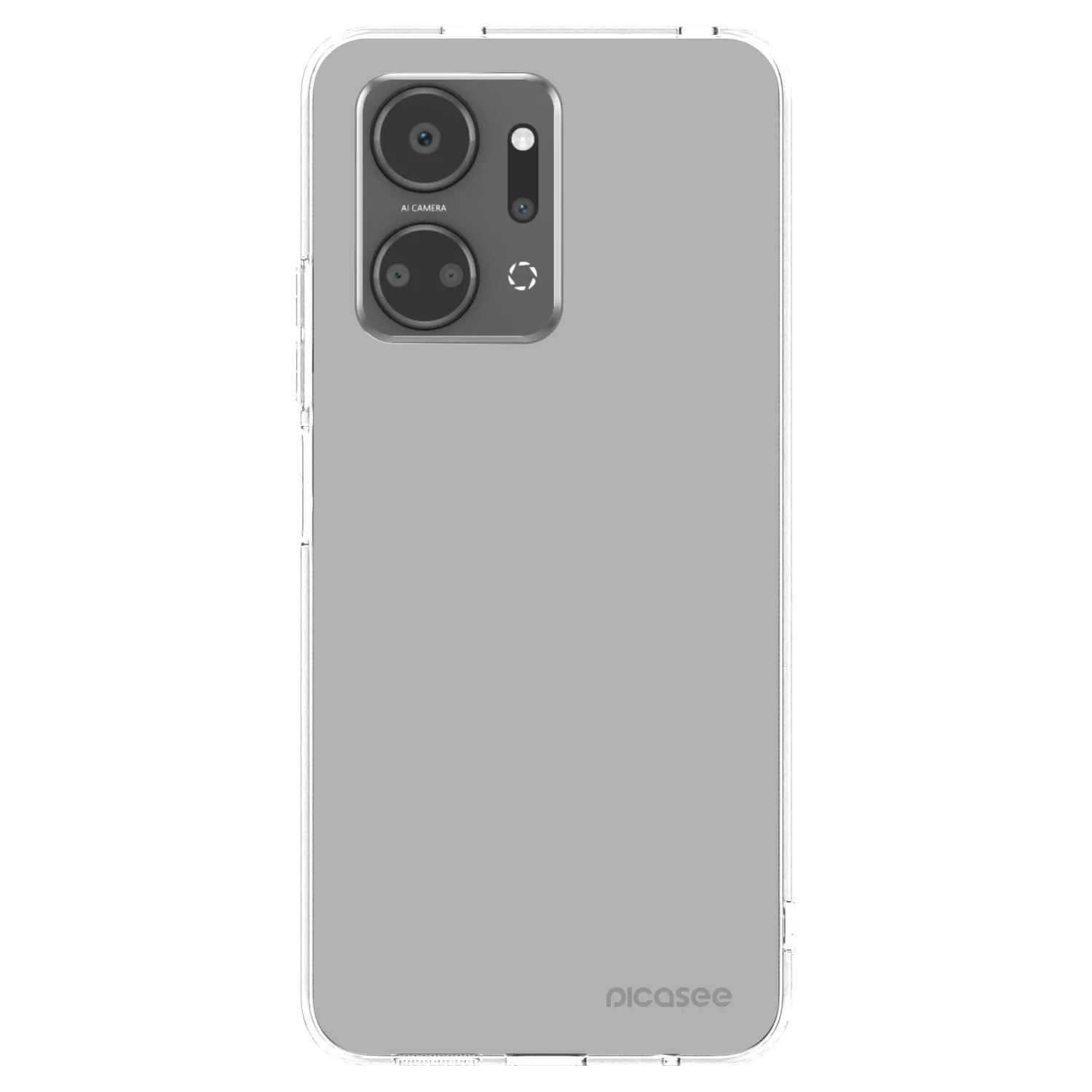 Picasee silikonska prozirna maskica za Honor X7a - Stone