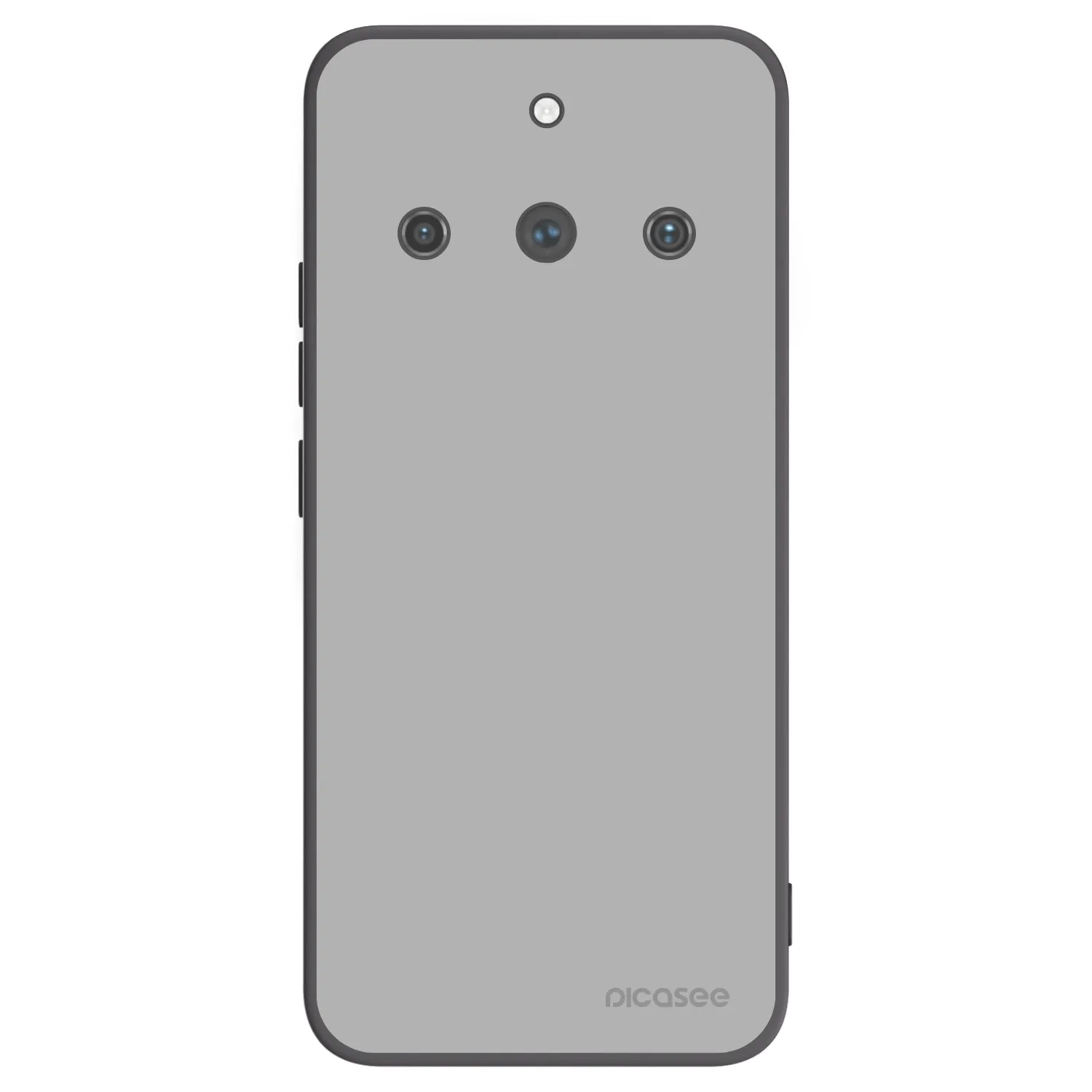 Picasee crna silikonska maskica za Realme 11 Pro+ - Stone