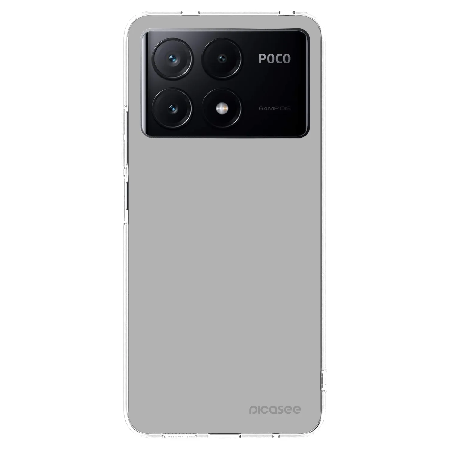 Picasee silikonska prozirna maskica za Xiaomi Poco X6 Pro - Stone