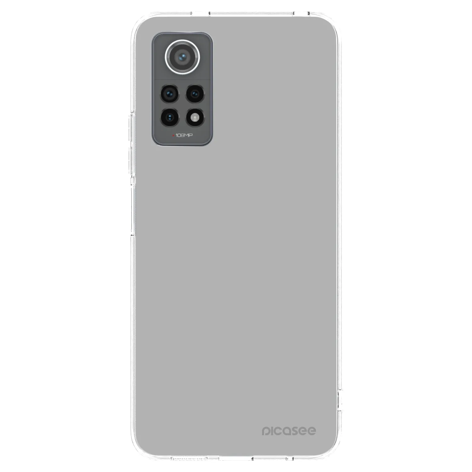 Picasee silikonska prozirna maskica za Xiaomi Redmi Note 12 Pro 4G - Stone