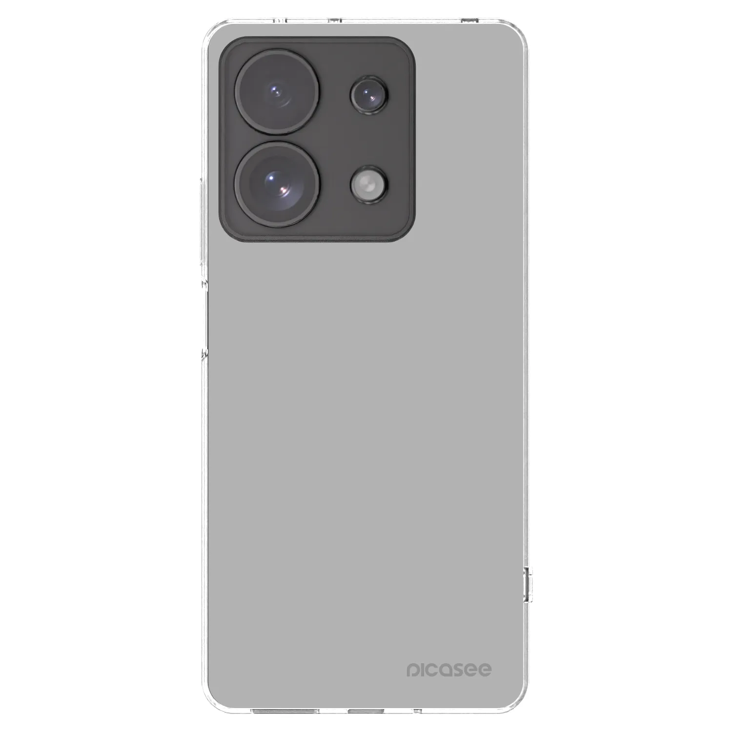 Picasee silikonska prozirna maskica za Xiaomi Redmi Note 13 Pro 4G - Stone