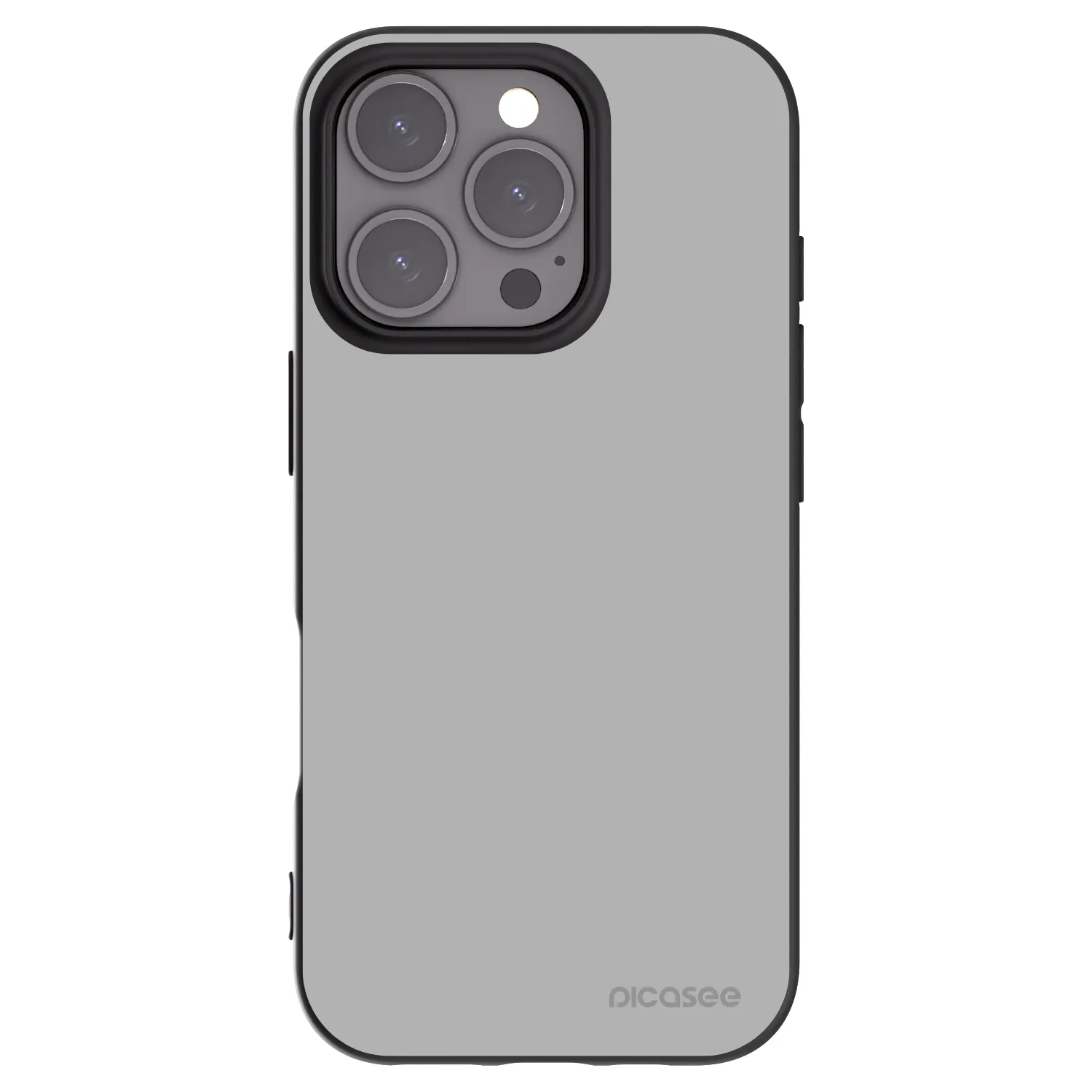 Picasee crna silikonska maskica za Apple iPhone 16 Pro - Stone