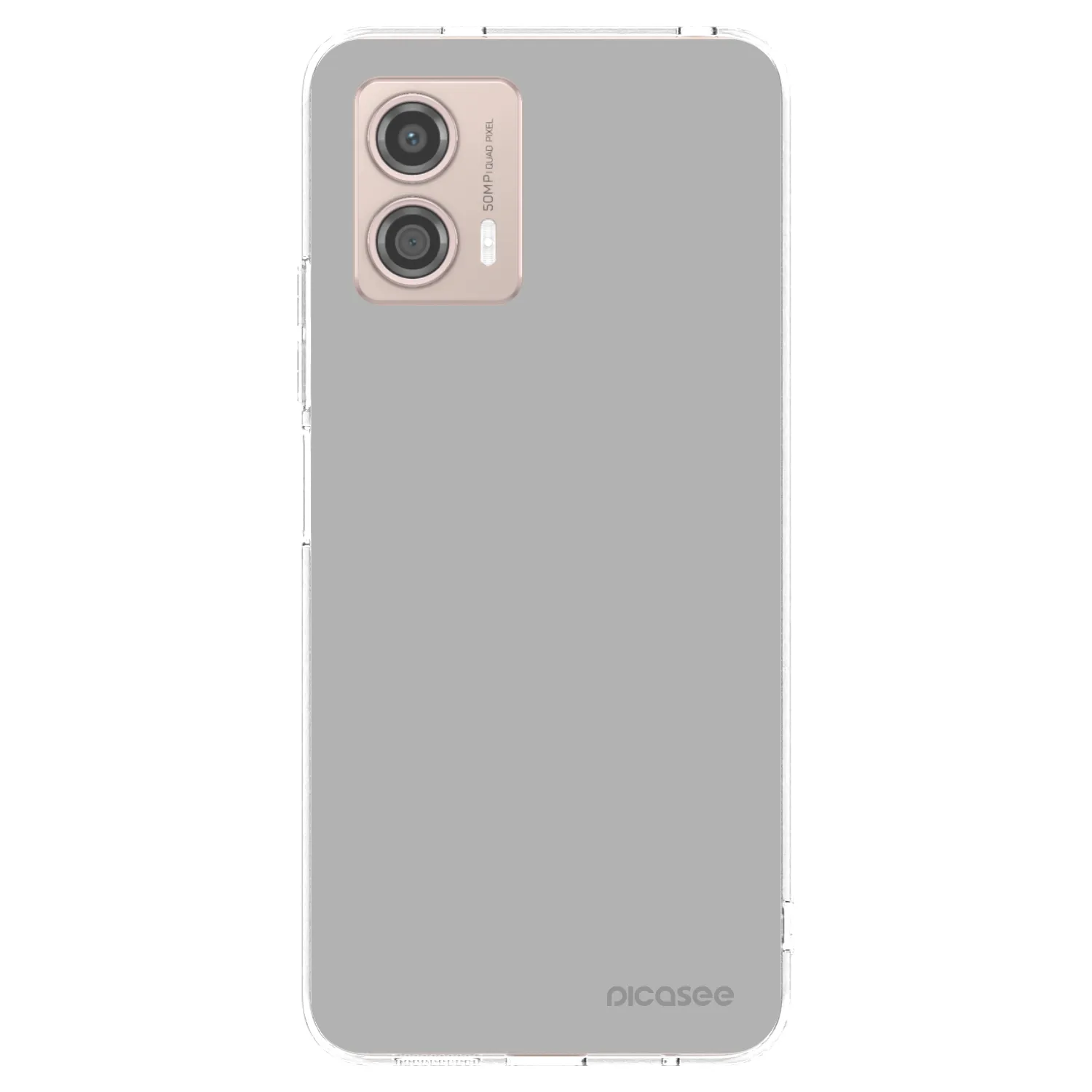 Picasee silikonska prozirna maskica za Motorola Moto G53 5G - Stone