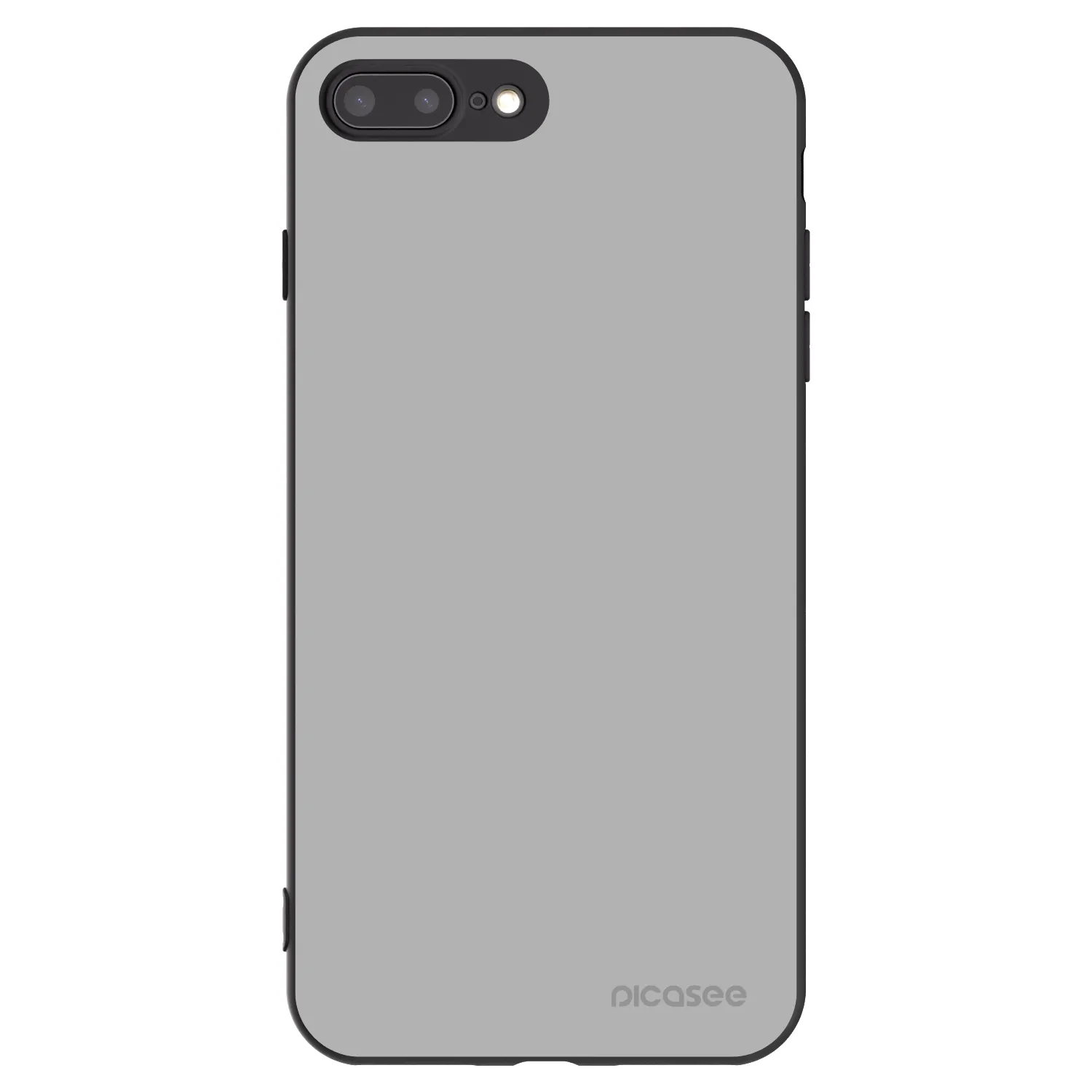 Picasee crna silikonska maskica za Apple iPhone 7 Plus - Stone