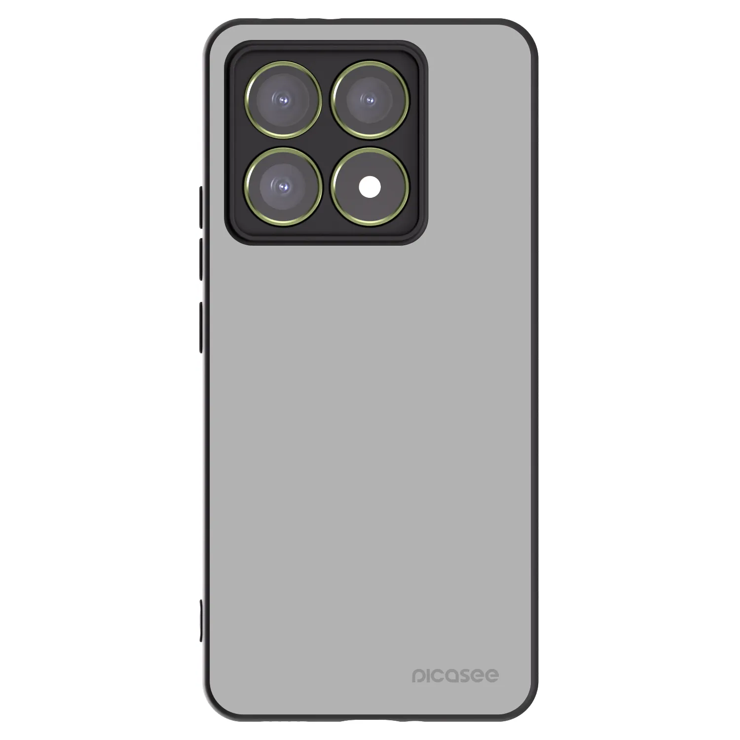 Picasee crna silikonska maskica za Xiaomi 14T - Stone