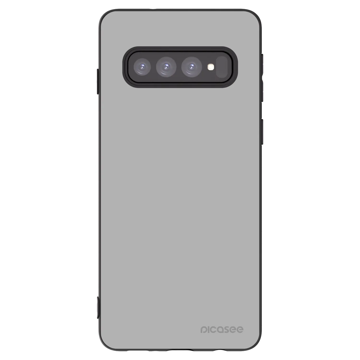 Picasee crna silikonska maskica za Samsung Galaxy S10 G973 - Stone