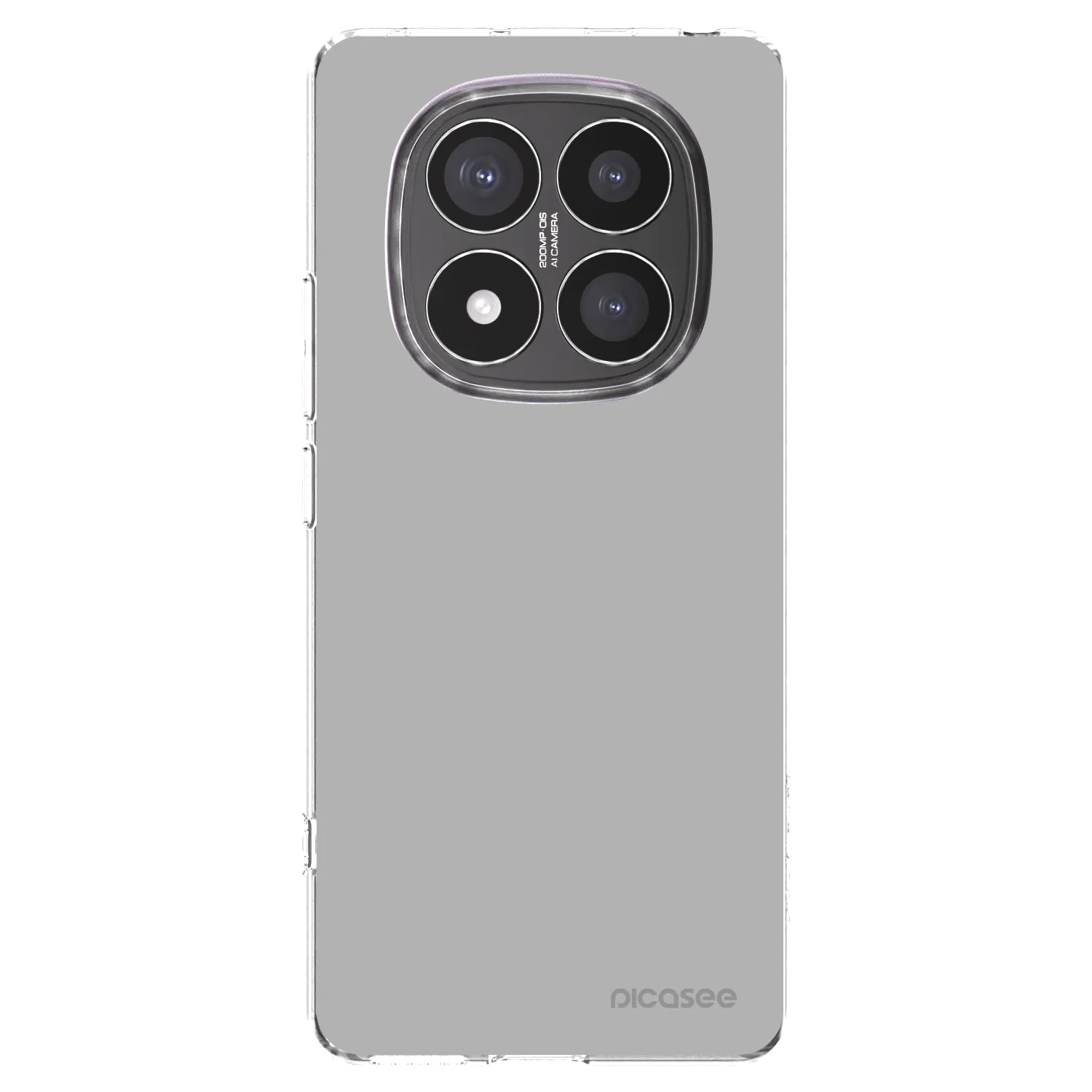 Picasee silikonska prozirna maskica za Xiaomi Redmi Note 14 Pro+ 5G - Stone