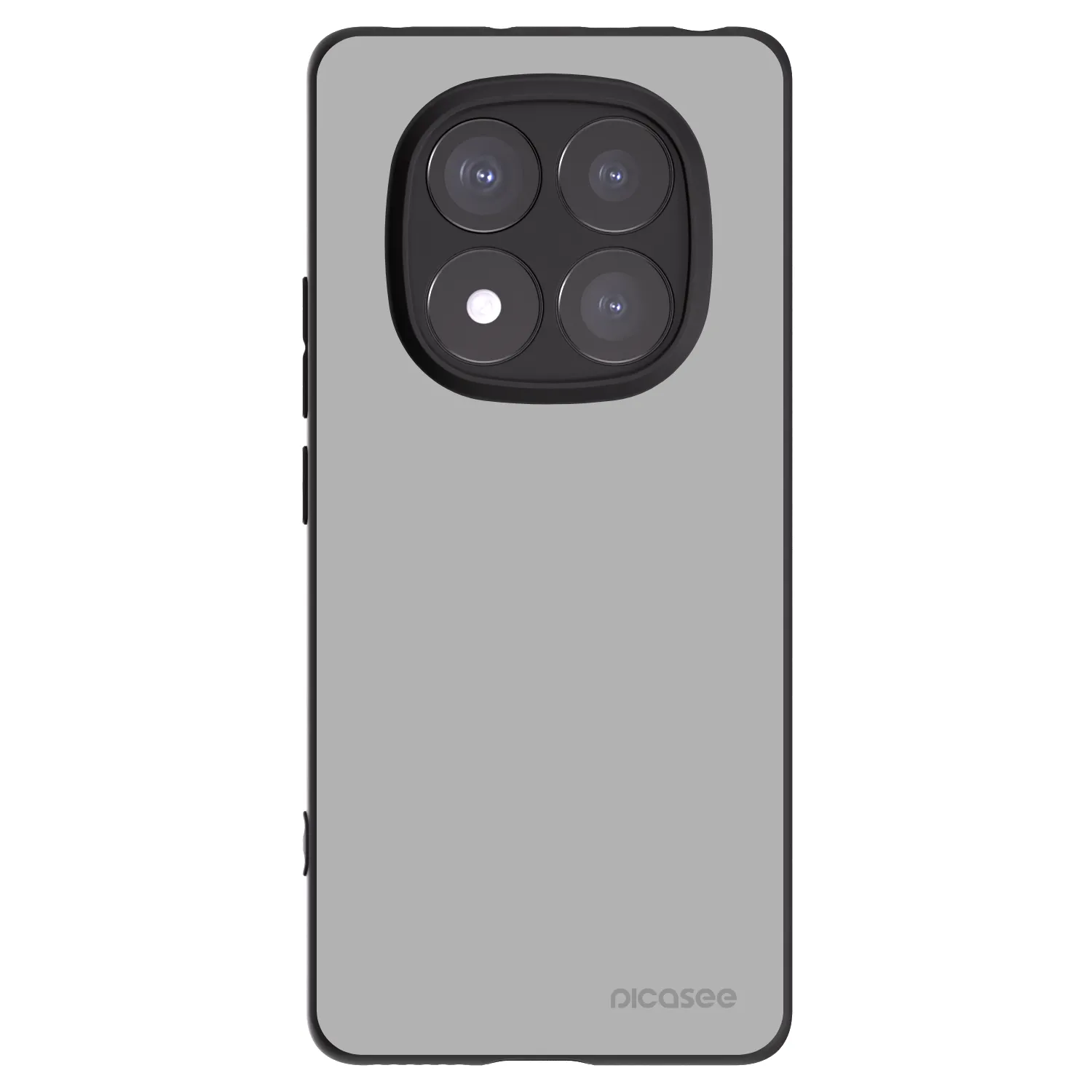 Picasee crna silikonska maskica za Xiaomi Redmi Note 14 Pro 5G - Stone