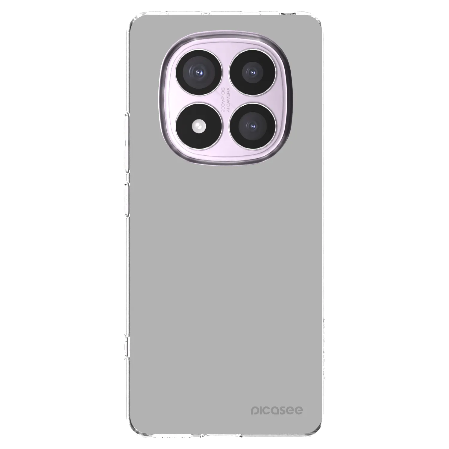 Picasee silikonska prozirna maskica za Xiaomi Redmi Note 14 Pro 5G - Stone