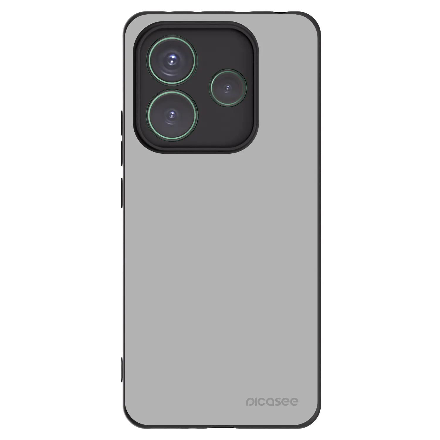 Picasee crna silikonska maskica za Xiaomi Redmi Note 14 5G - Stone