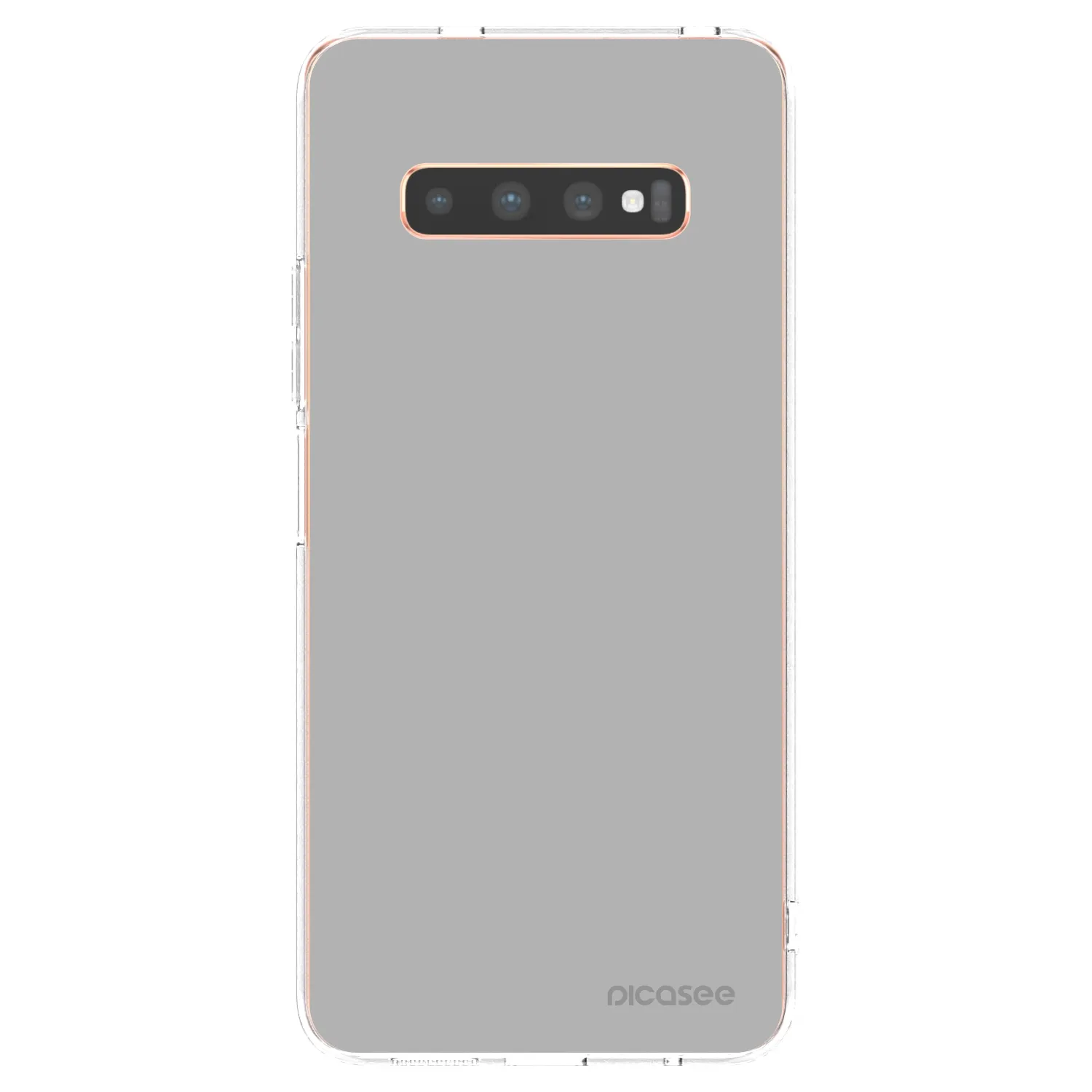 Picasee silikonska prozirna maskica za Samsung Galaxy S10 Plus G975 - Stone
