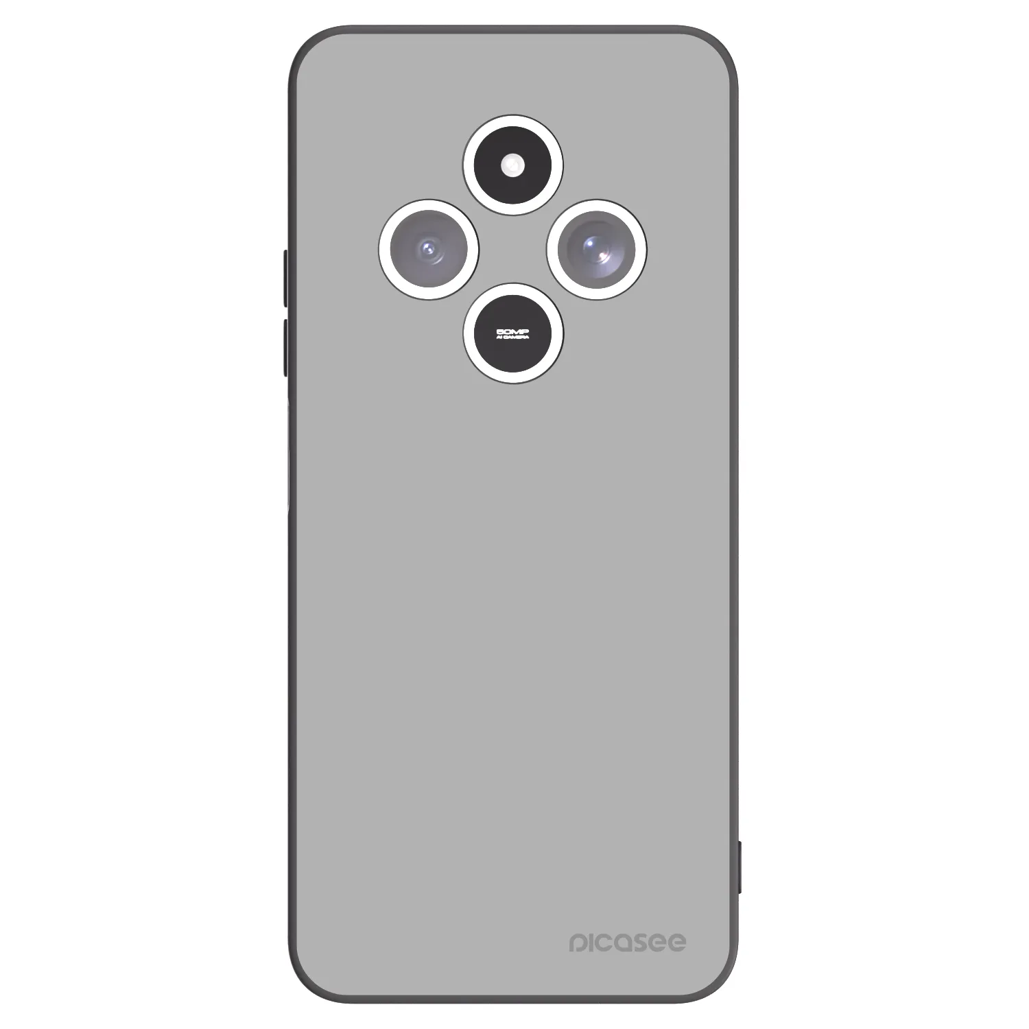 Picasee crna silikonska maskica za Xiaomi Redmi 14C - Stone