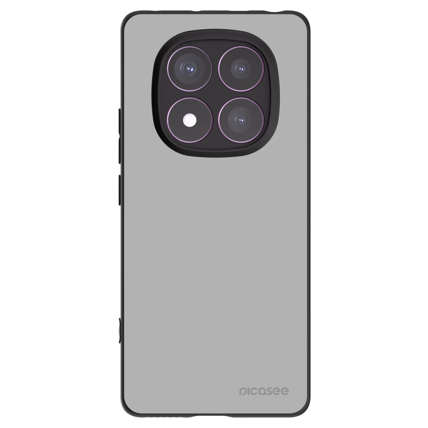 Picasee crna silikonska maskica za Xiaomi Redmi Note 14 Pro 4G - Stone