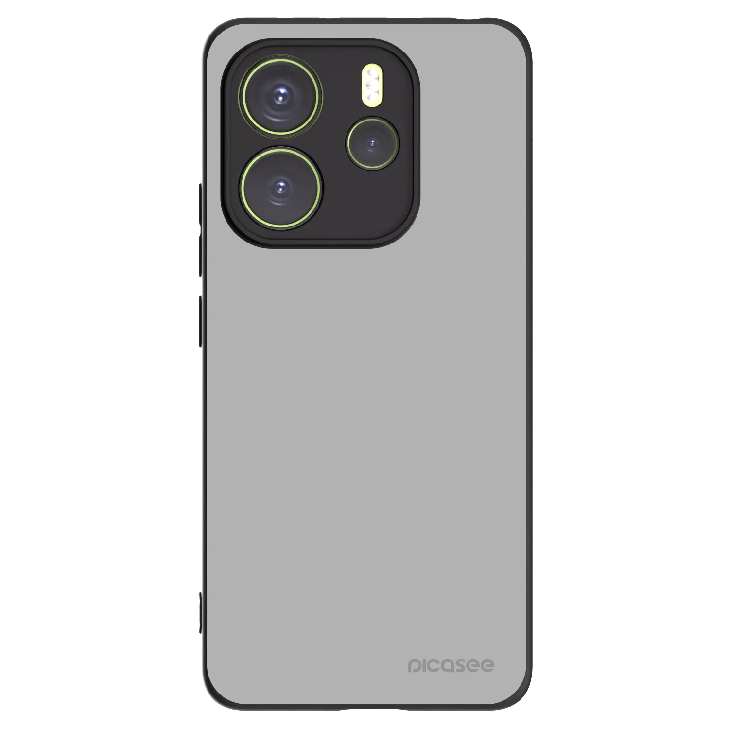 Picasee crna silikonska maskica za Xiaomi Redmi Note 14 4G - Stone