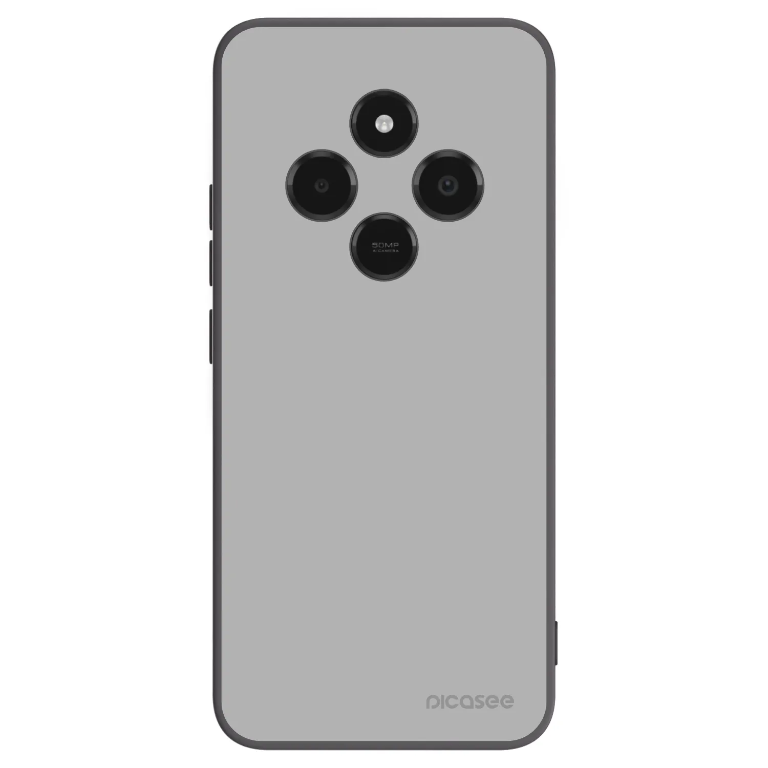 Picasee crna silikonska maskica za Xiaomi Poco C75 - Stone