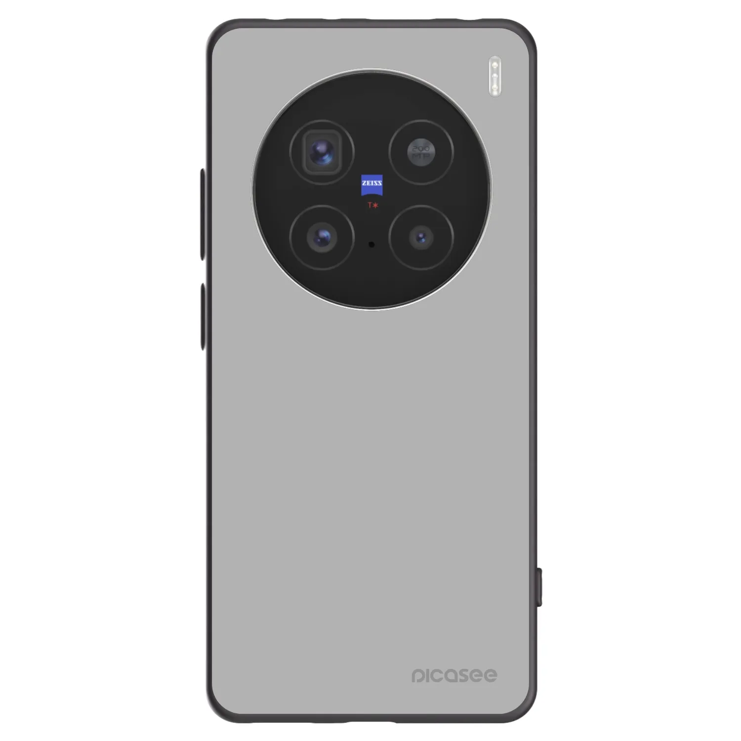 Picasee crna silikonska maskica za Vivo X200 Pro - Stone