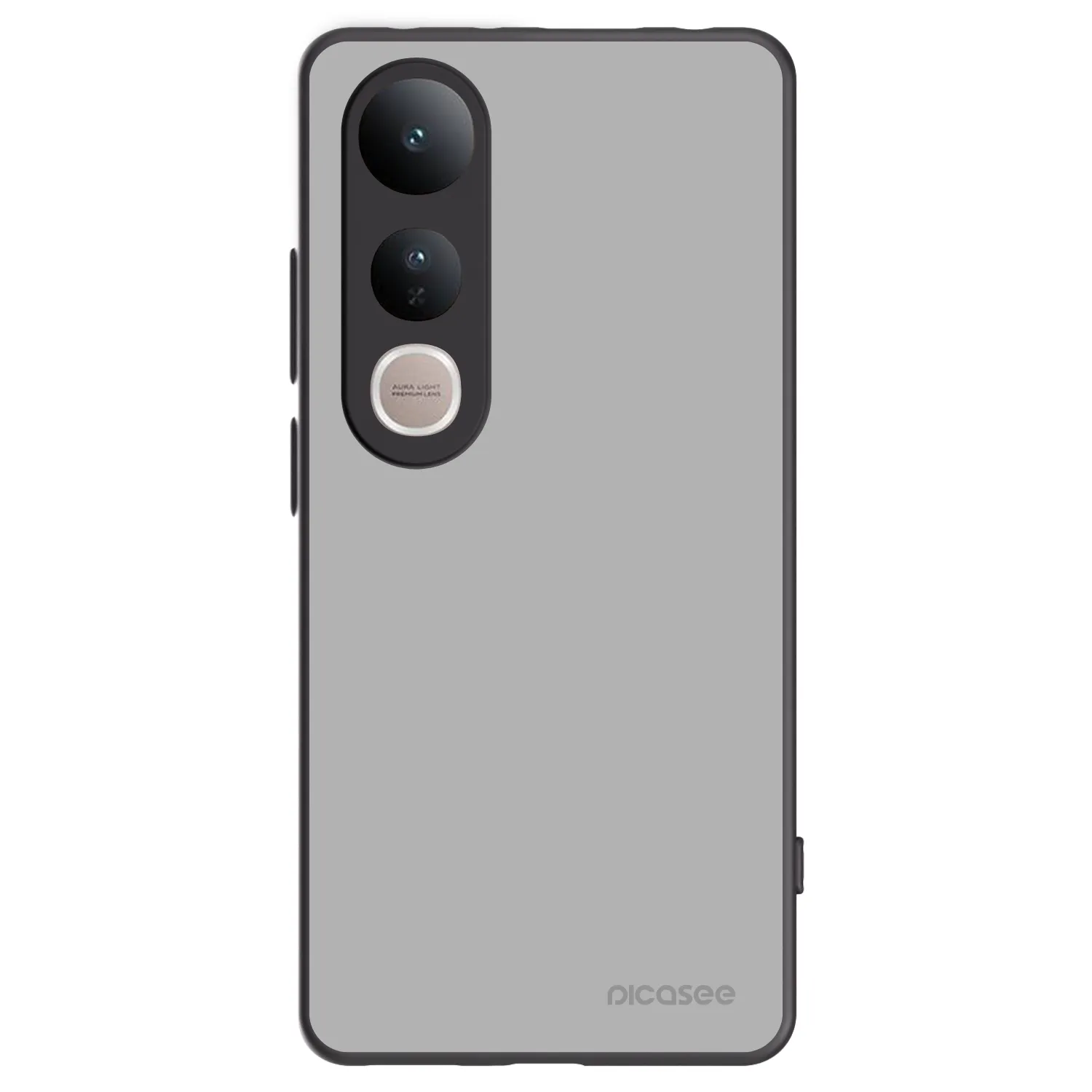 Picasee crna silikonska maskica za Vivo V50 Lite 5G - Stone