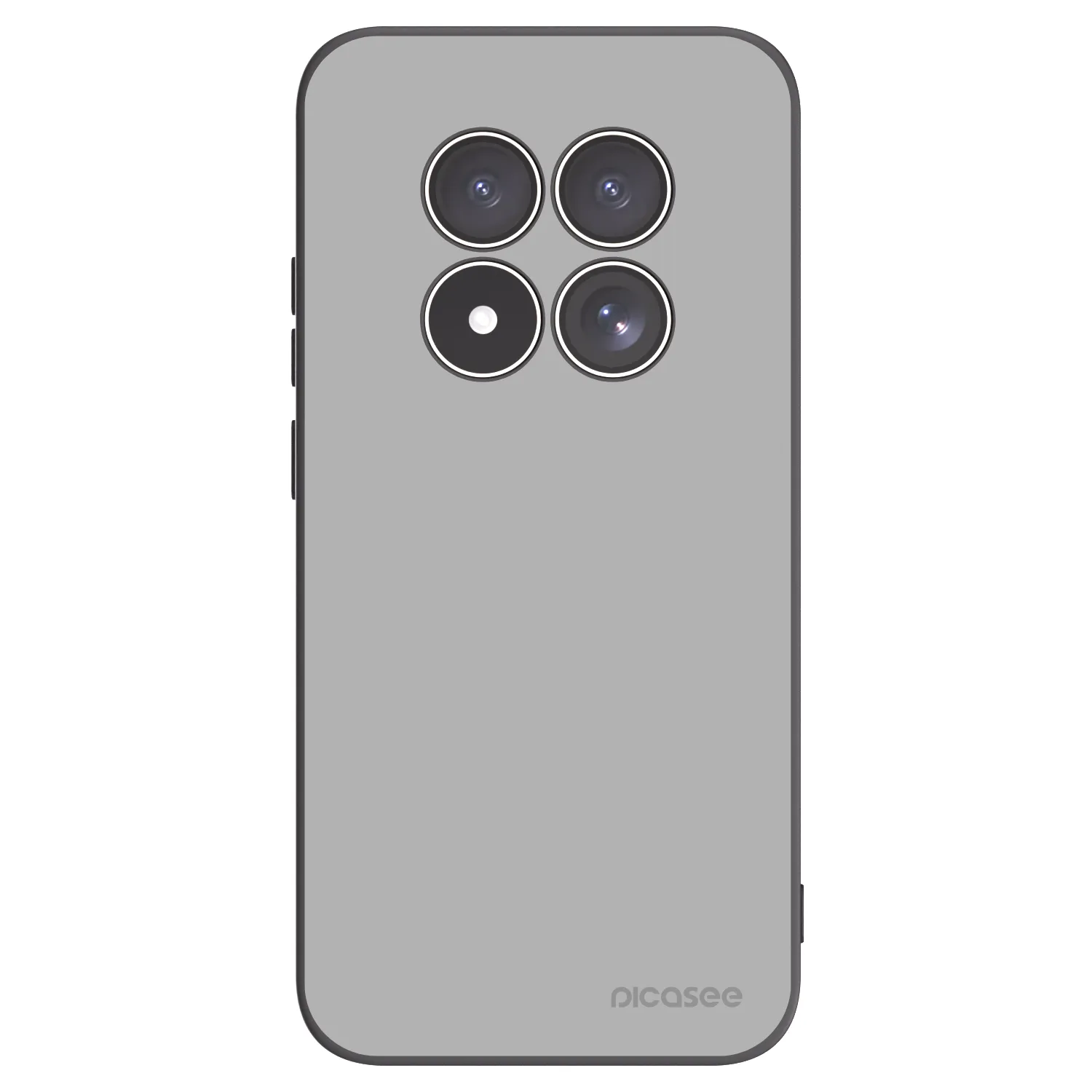 Picasee crna silikonska maskica za Xiaomi Redmi Note 15 Pro 4G - Stone
