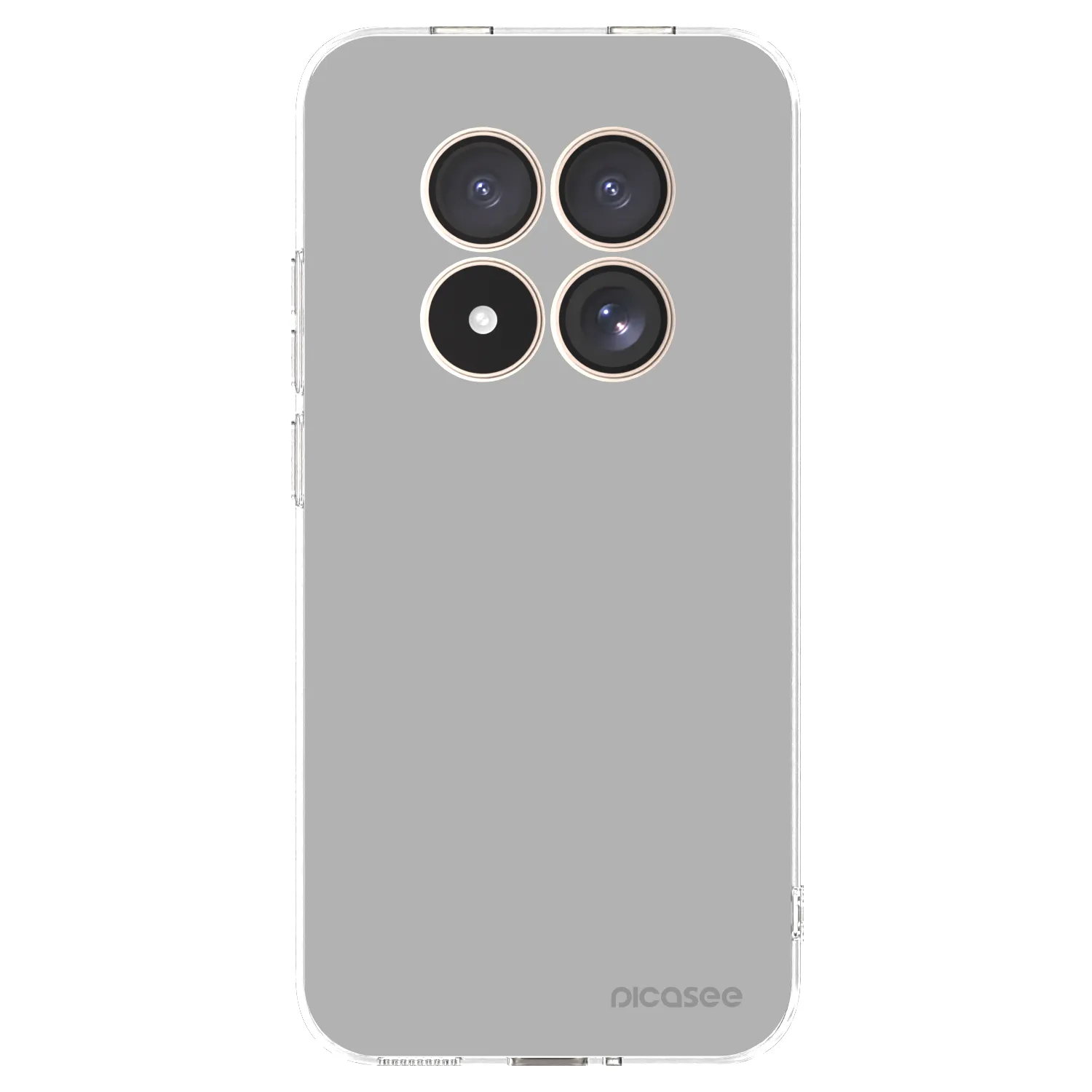 Picasee silikonska prozirna maskica za Xiaomi Redmi Note 15 Pro 4G - Stone