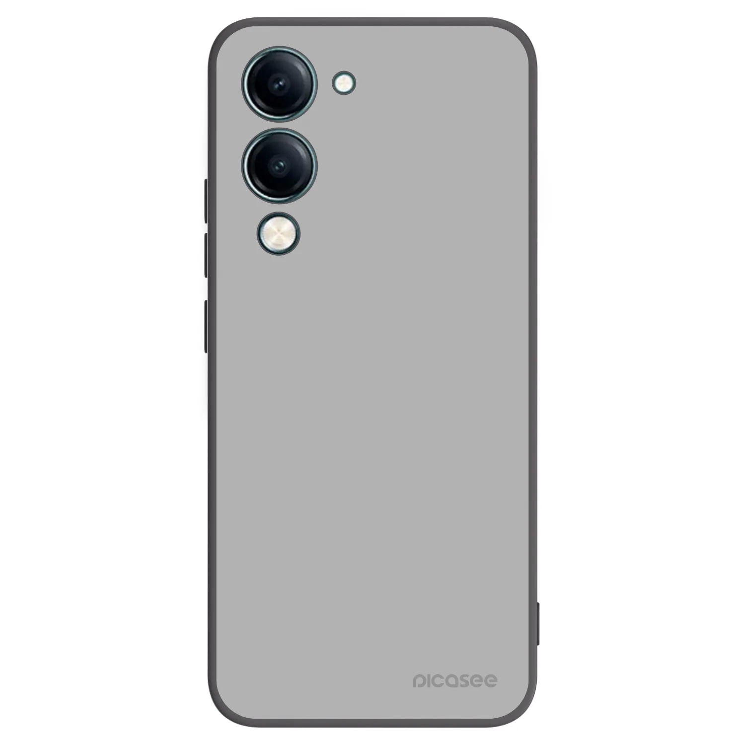 Picasee crna silikonska maskica za Vivo Y29s 5G - Stone