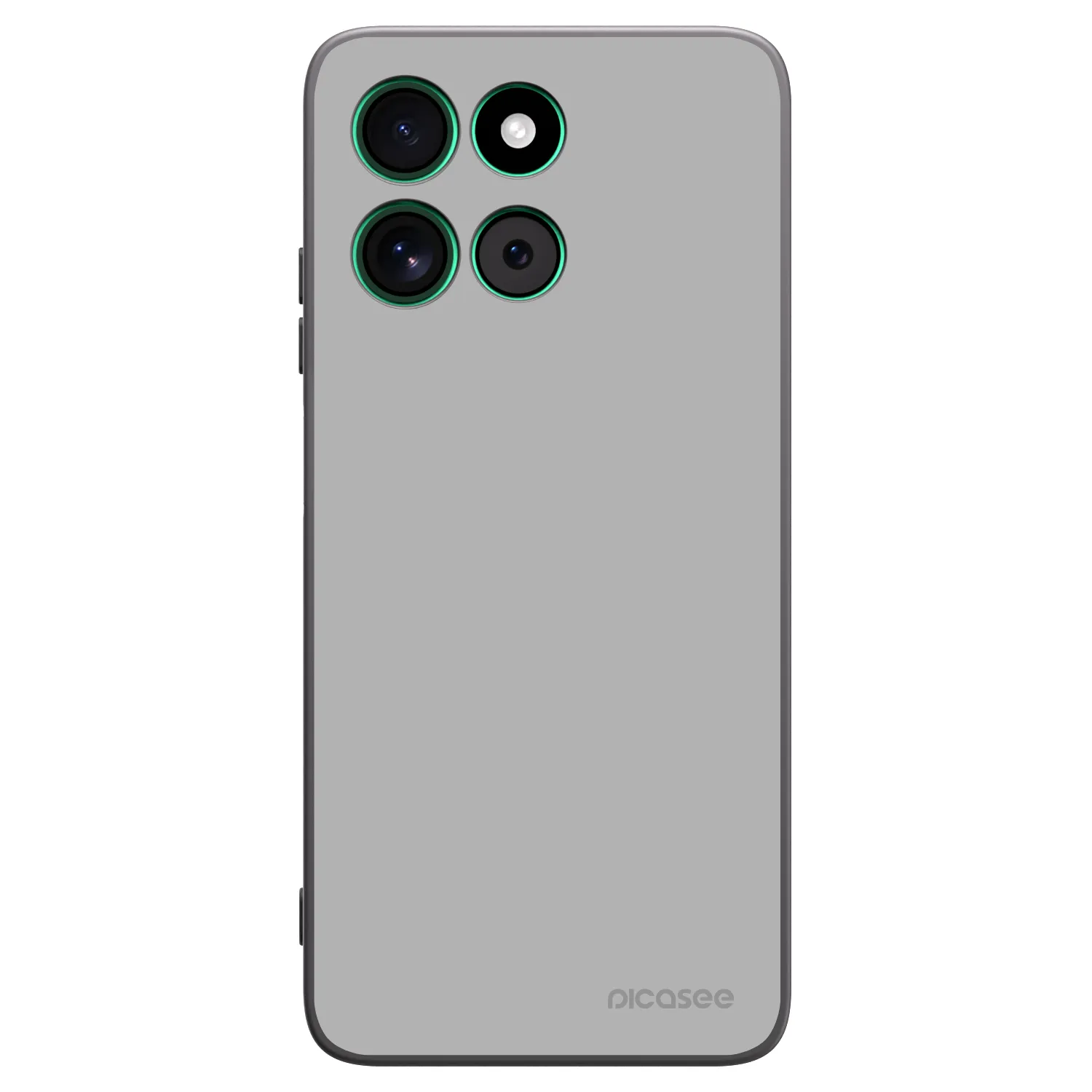 Picasee crna silikonska maskica za Motorola Moto G57 Power - Stone