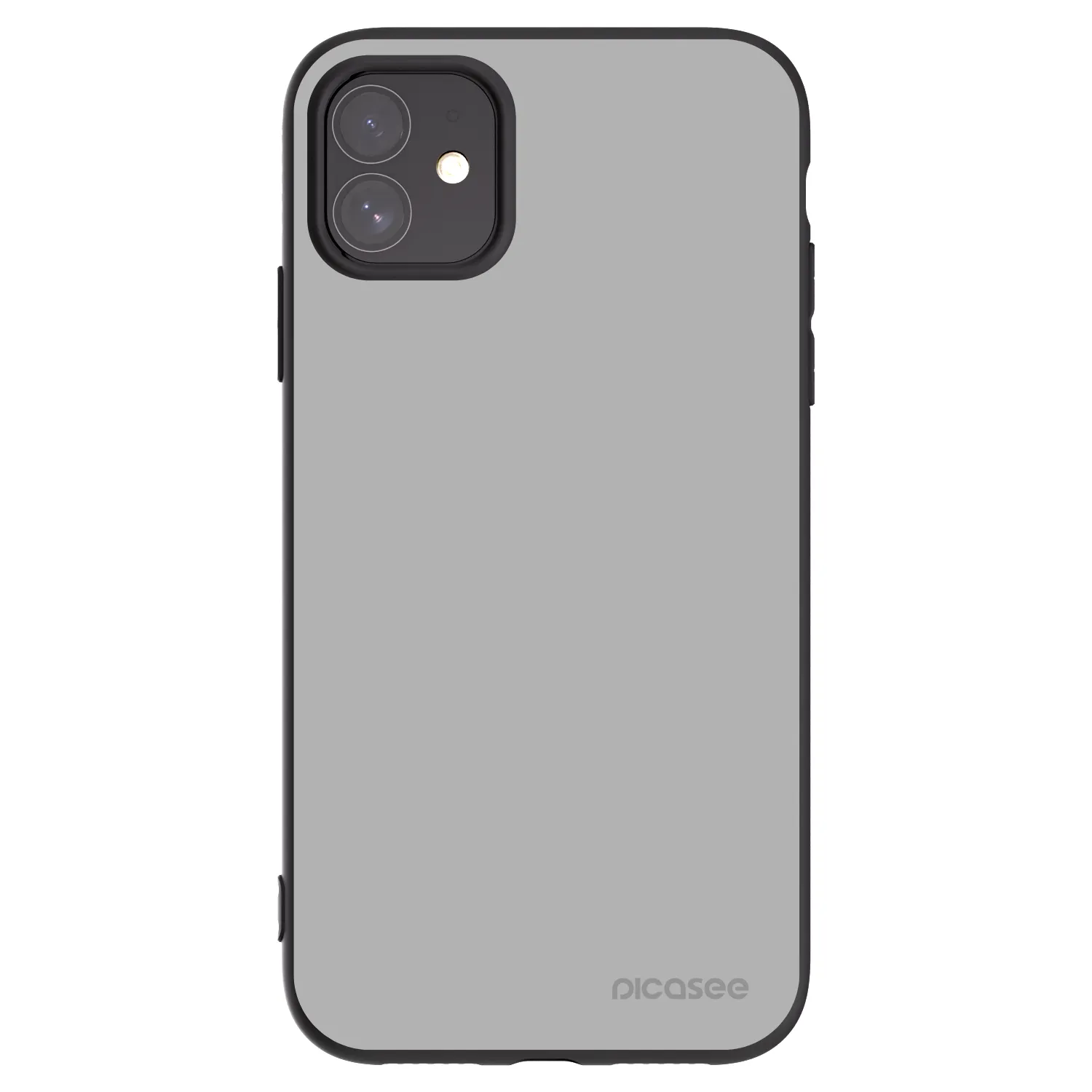 Picasee crna silikonska maskica za Apple iPhone 11 - Stone