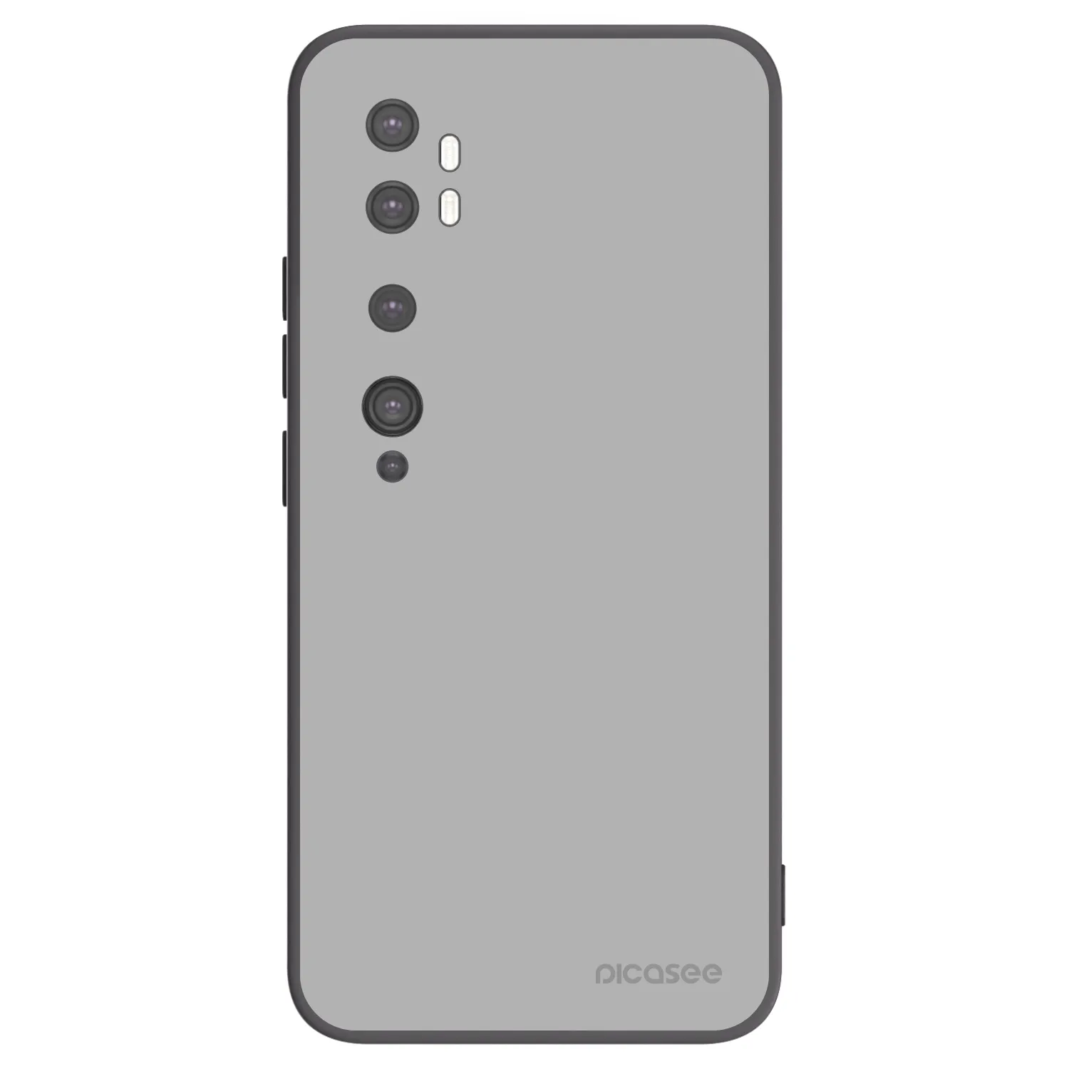 Picasee crna silikonska maskica za Xiaomi Mi Note 10 (Pro) - Stone