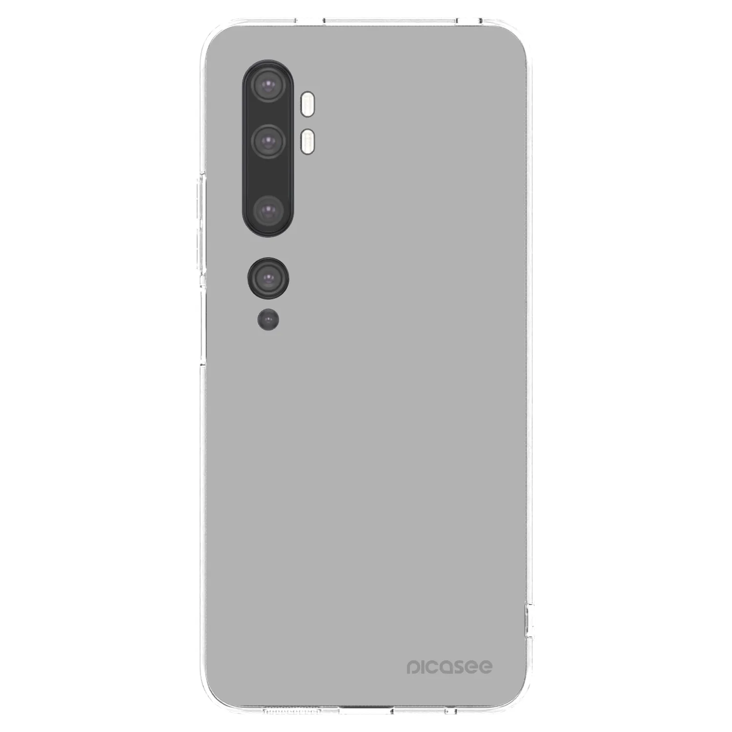 Picasee silikonska prozirna maskica za Xiaomi Mi Note 10 (Pro) - Stone