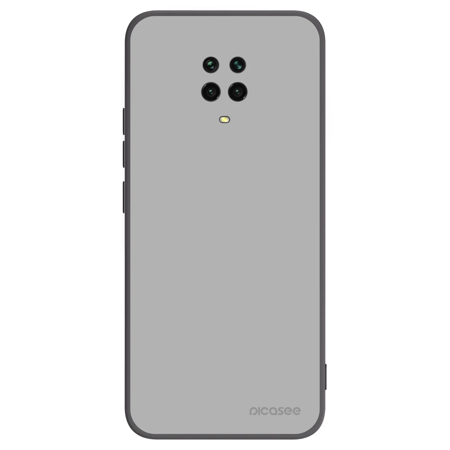 Picasee crna silikonska maskica za Xiaomi Redmi Note 9 Pro - Stone
