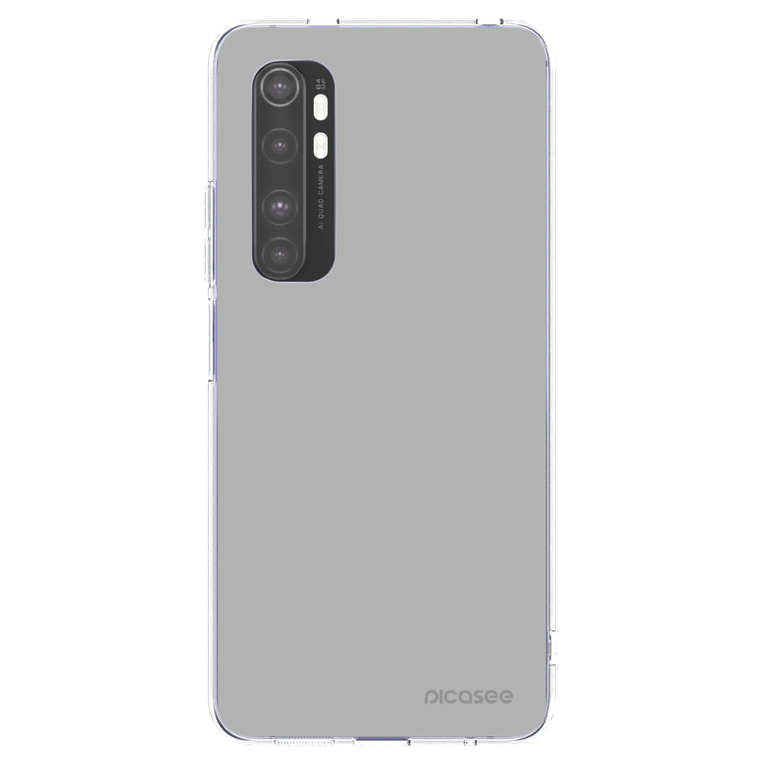 Picasee silikonska prozirna maskica za Xiaomi Mi Note 10 Lite - Stone